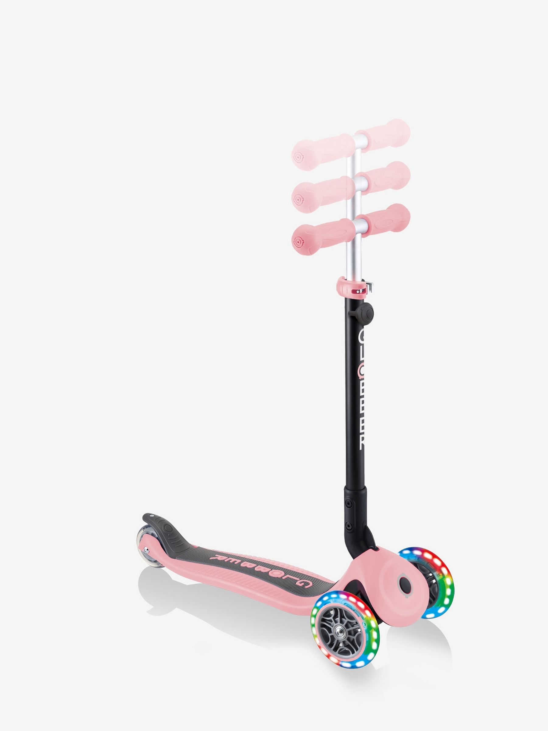 Pastel Pink Globber Go.Up Foldable Lights Scooter - Image 12 of 12