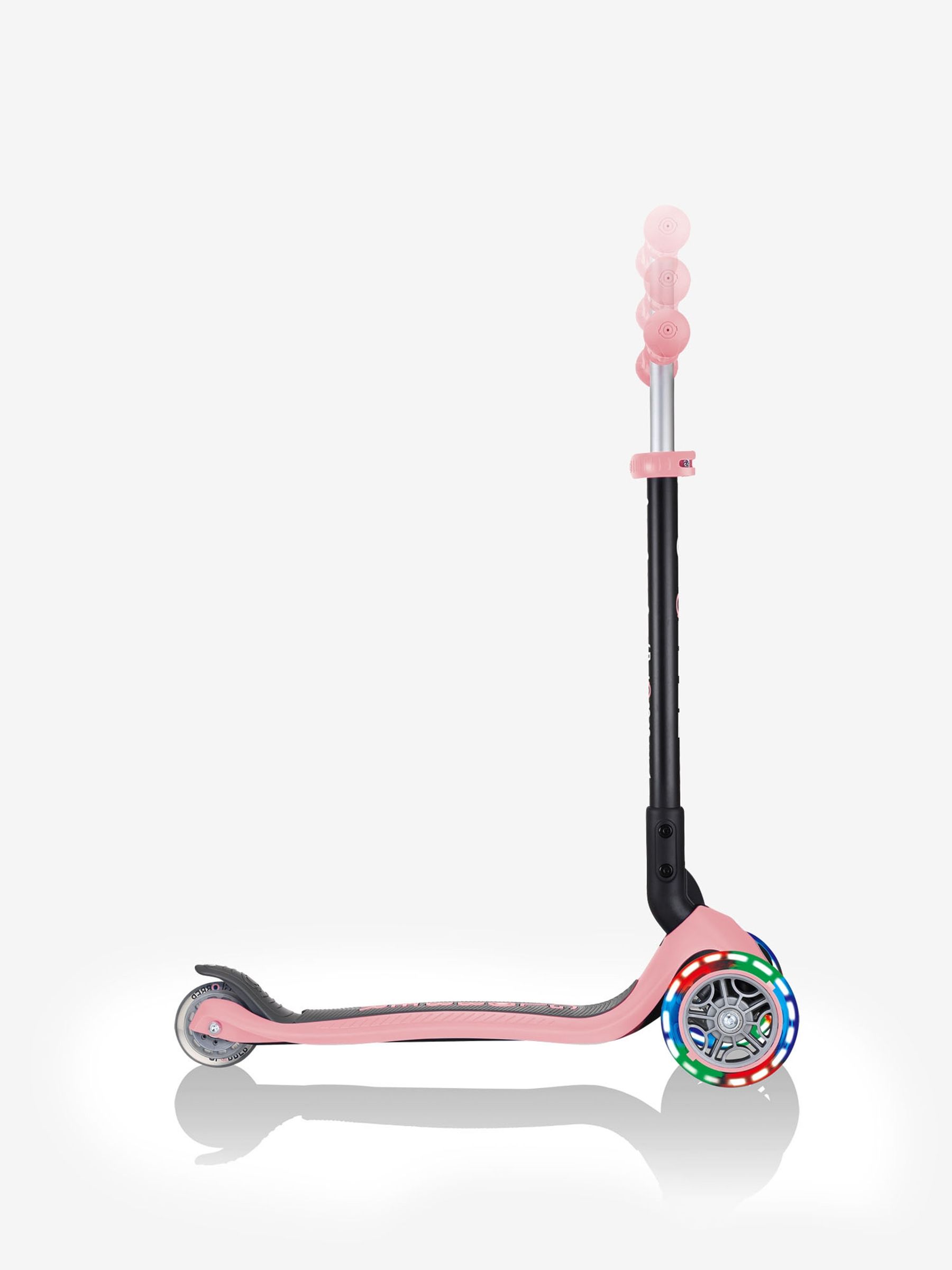 Pastel Pink Globber Go.Up Foldable Lights Scooter - Image 9 of 12