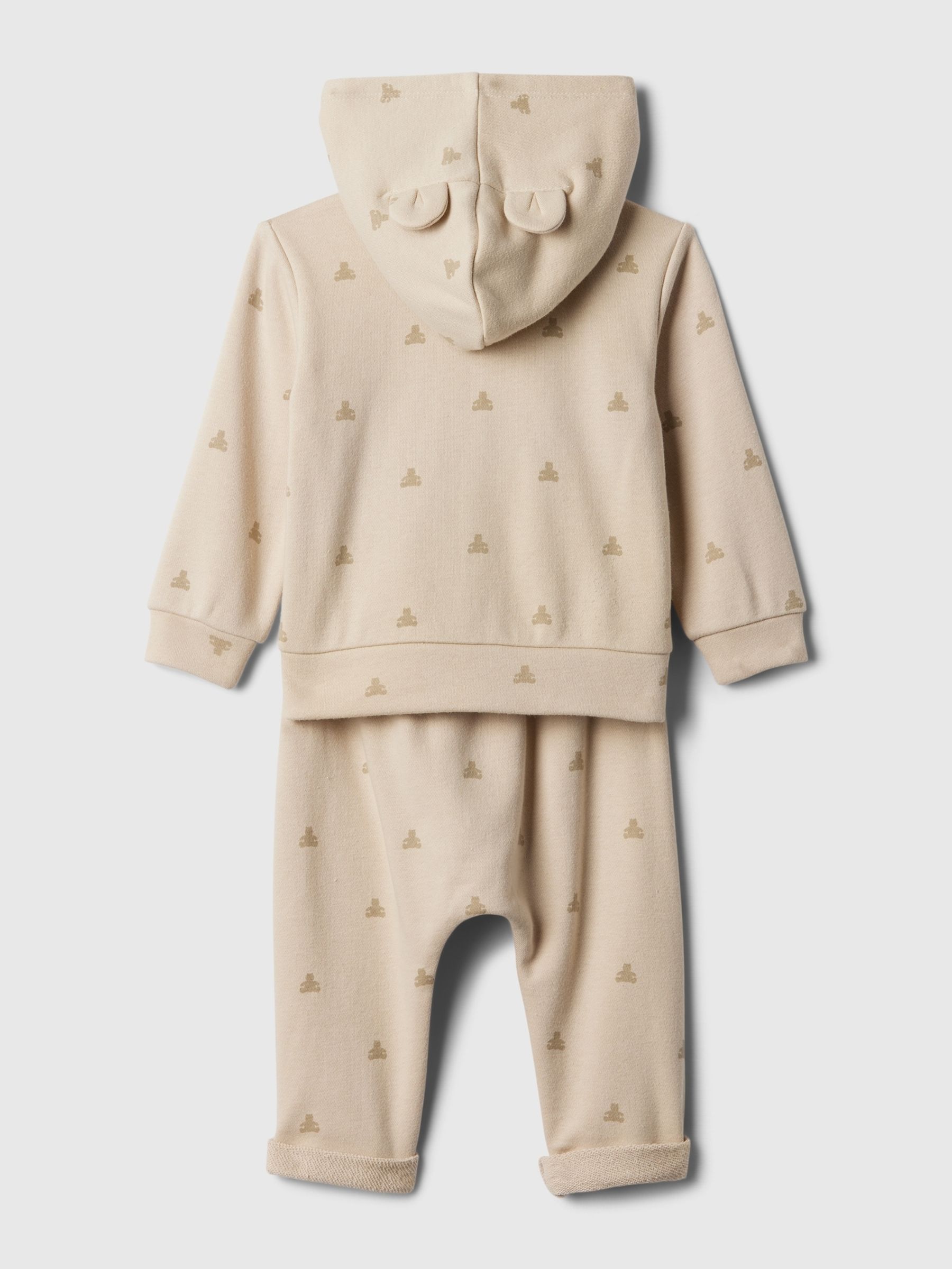 Beige Brannan Bear Two Piece Outfit Set (Newborn-24mths) - Image 2 of 3