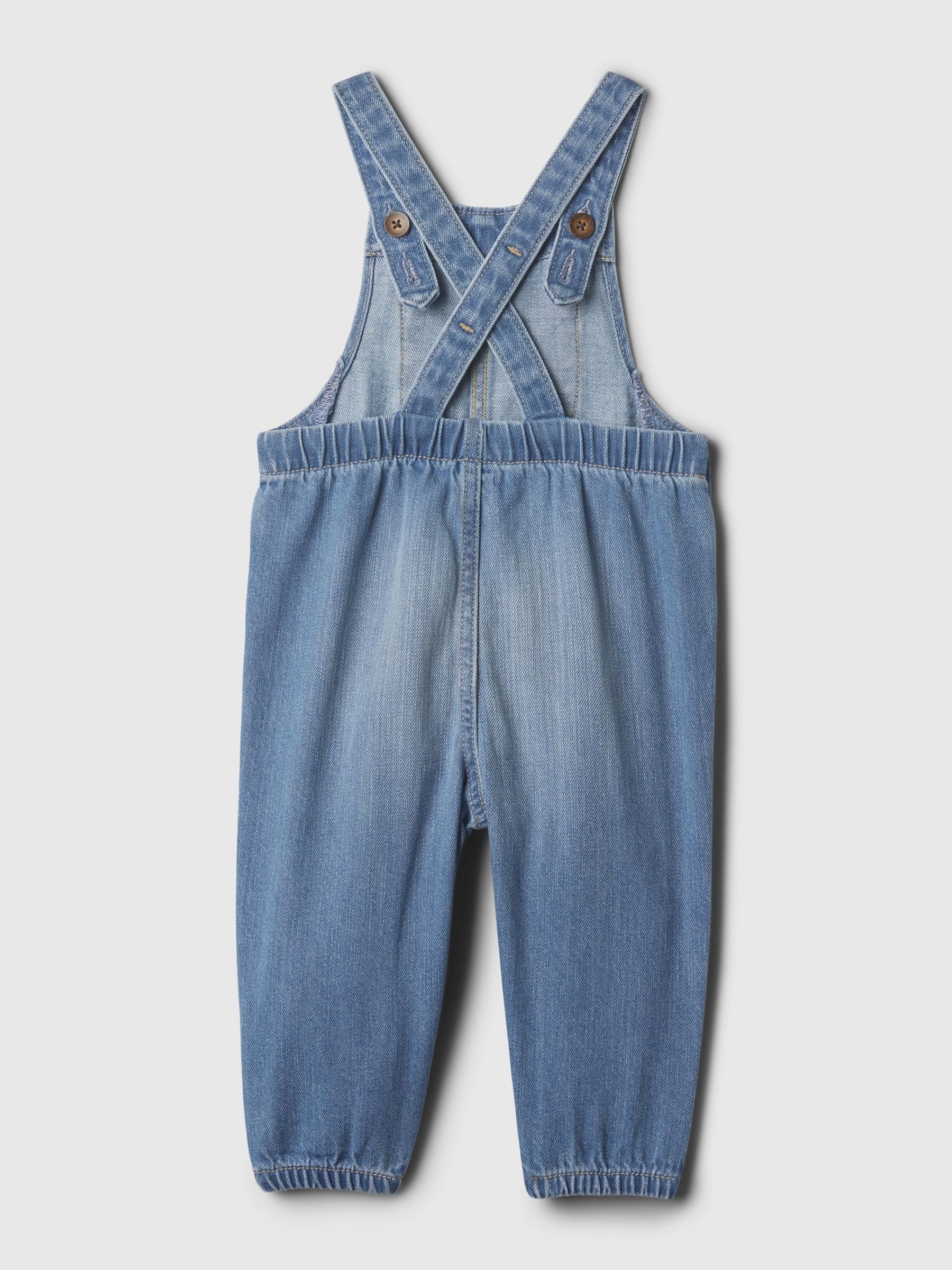 Blue Brannan Bear Denim Dungarees (Newborn-24mths) - Image 2 of 3