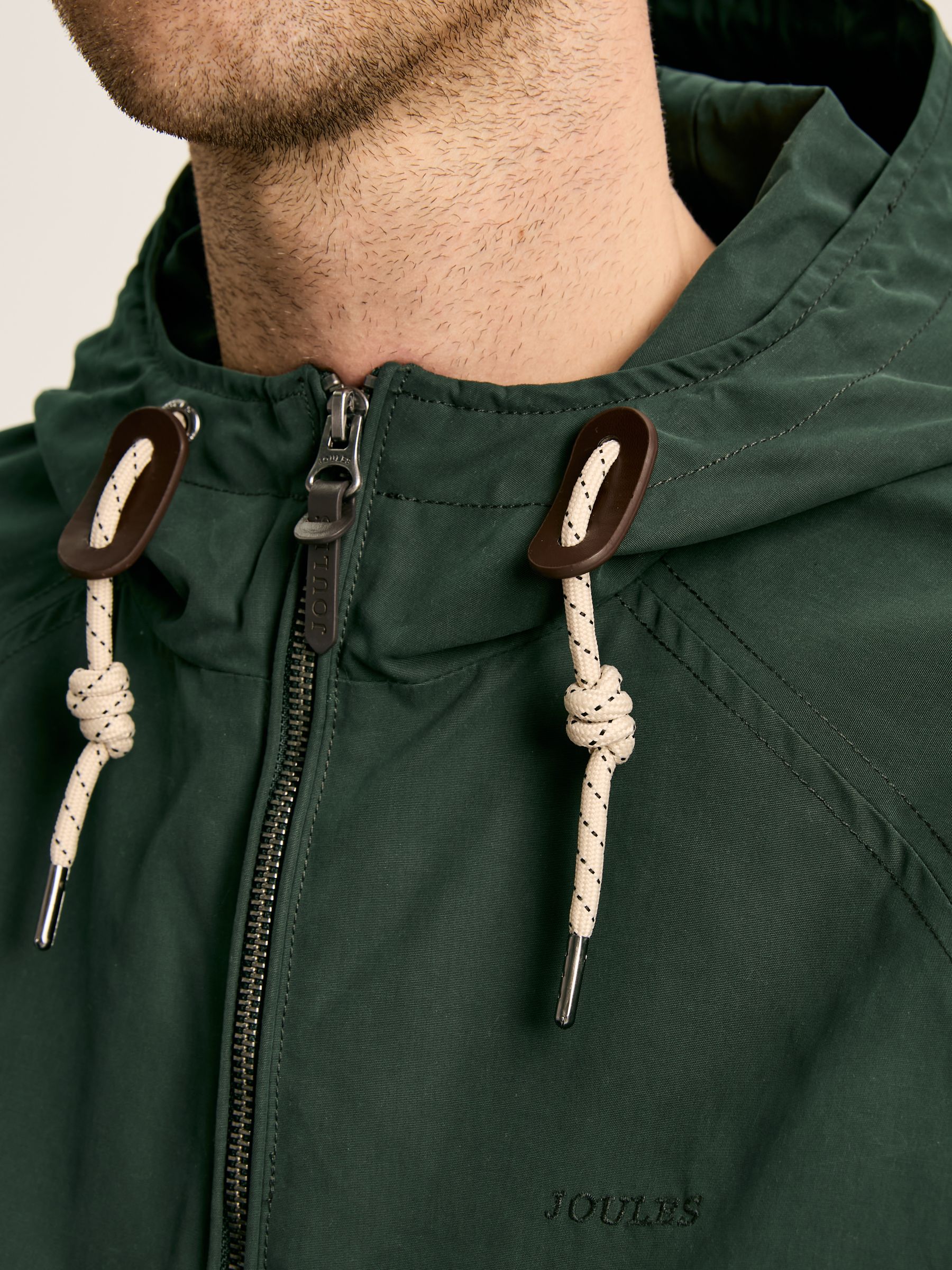 Wilton Green Pullover Dry Wax Jacket With Hood - Image 5 of 7