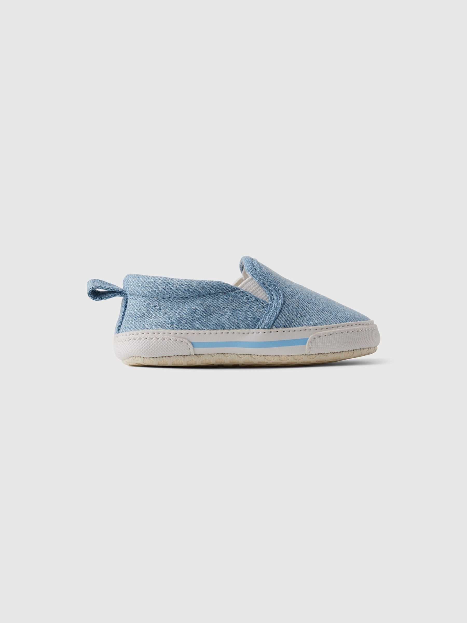 Blue Denim Slip-On Shoes - Image 1 of 1