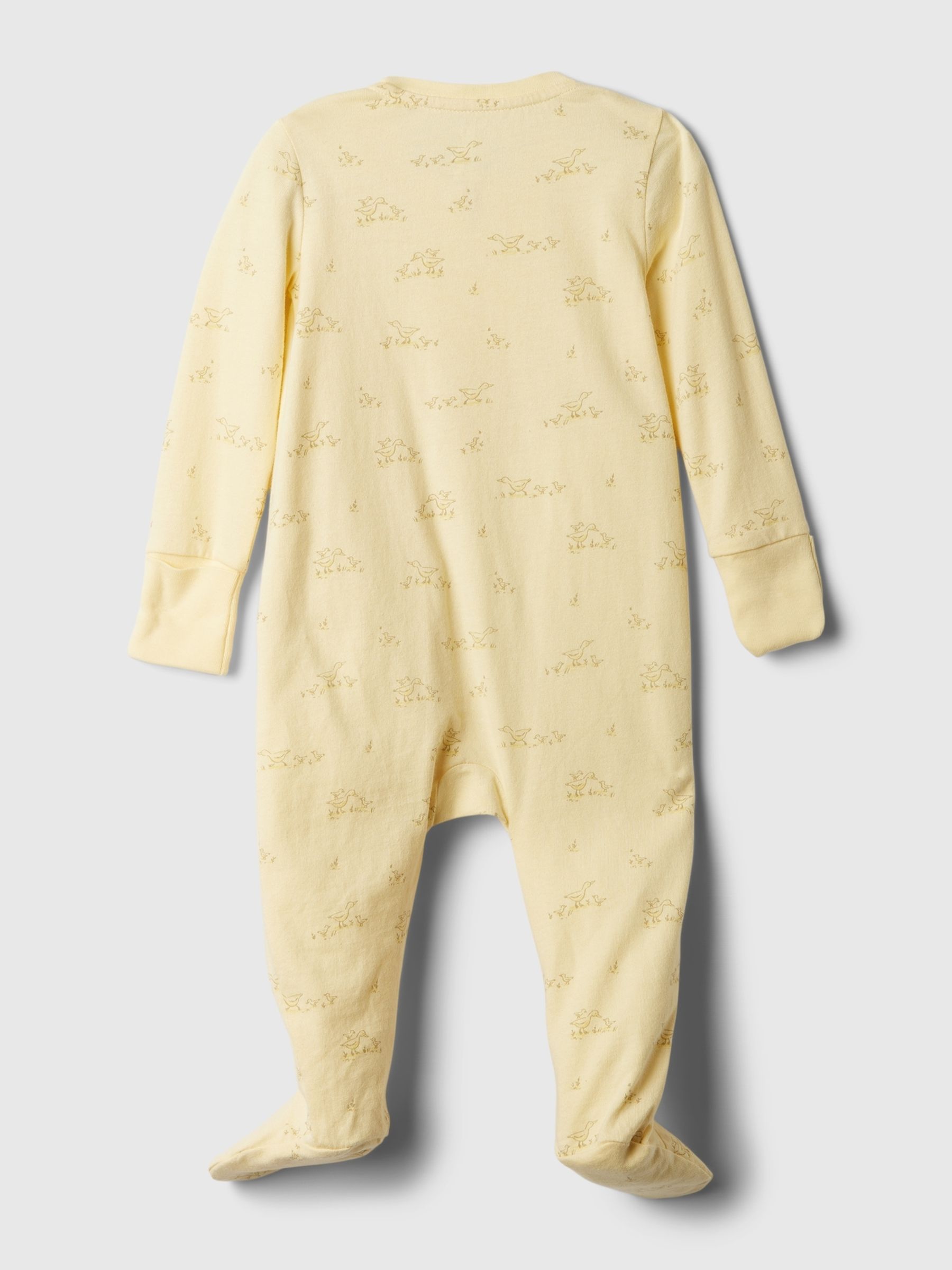 Yellow Ducks First Favourites Graphic Sleepsuit (Newborn-9mths) - Image 2 of 2