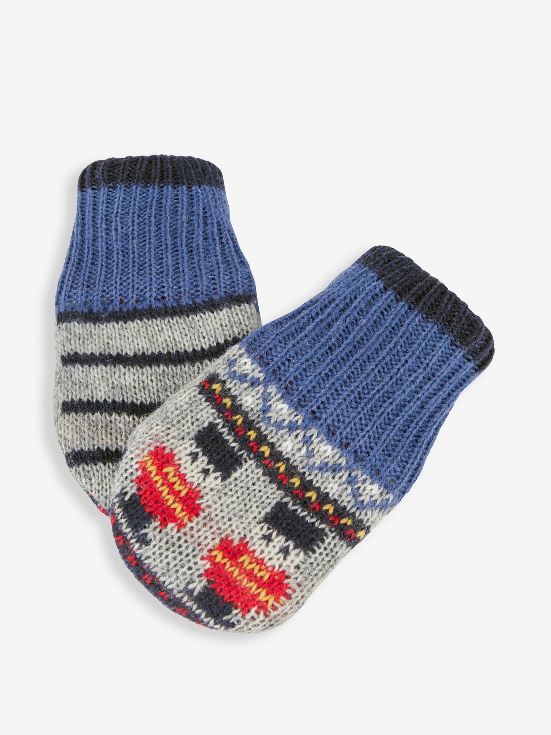 Indigo Blue London Guard Fair Isle Pattern Mittens - Image 2 of 3