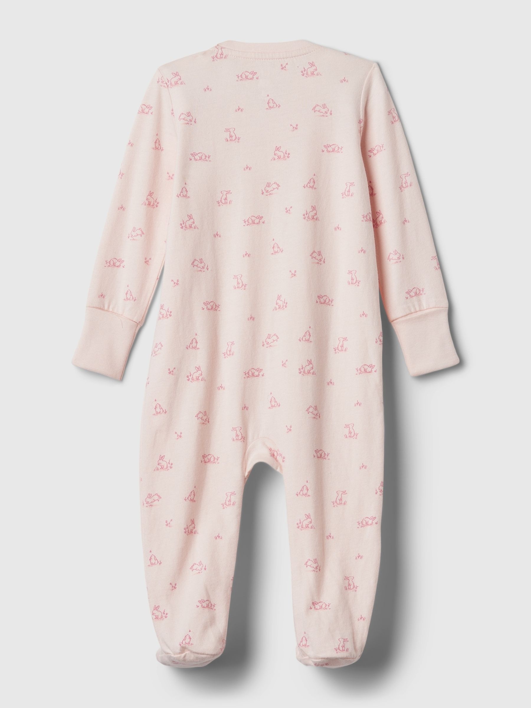 Pink Bunnies First Favourites Graphic Sleepsuit (Newborn-9mths) - Image 2 of 2
