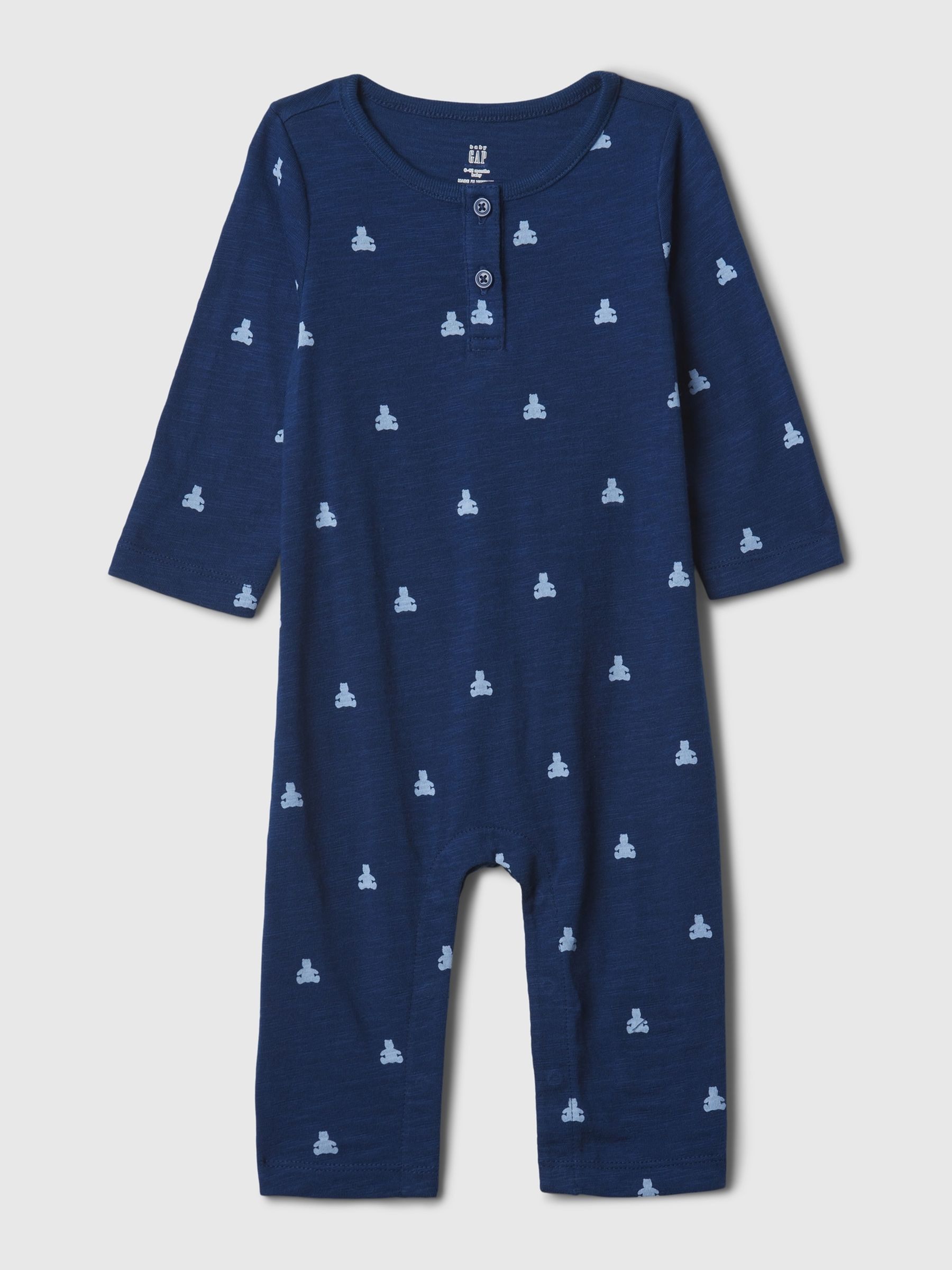 Blue Brannan Bear Footless One Piece (Newborn-24mths) - Image 1 of 3
