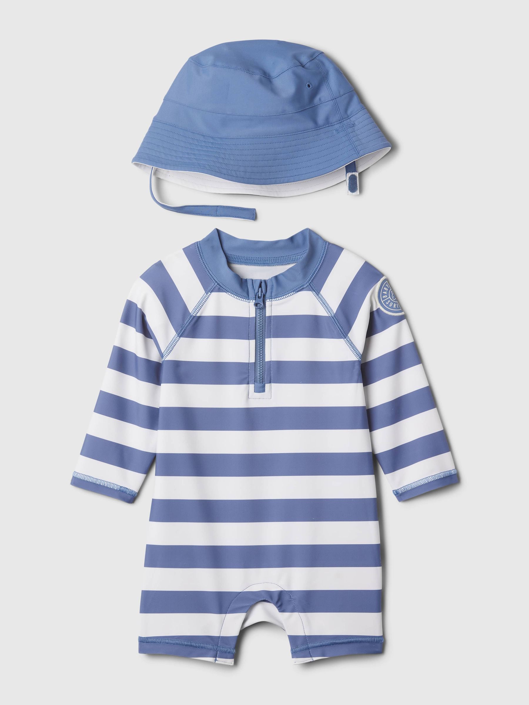 Blue All in One Baby Swimsuit (Newborn-24mths) - Image 1 of 1