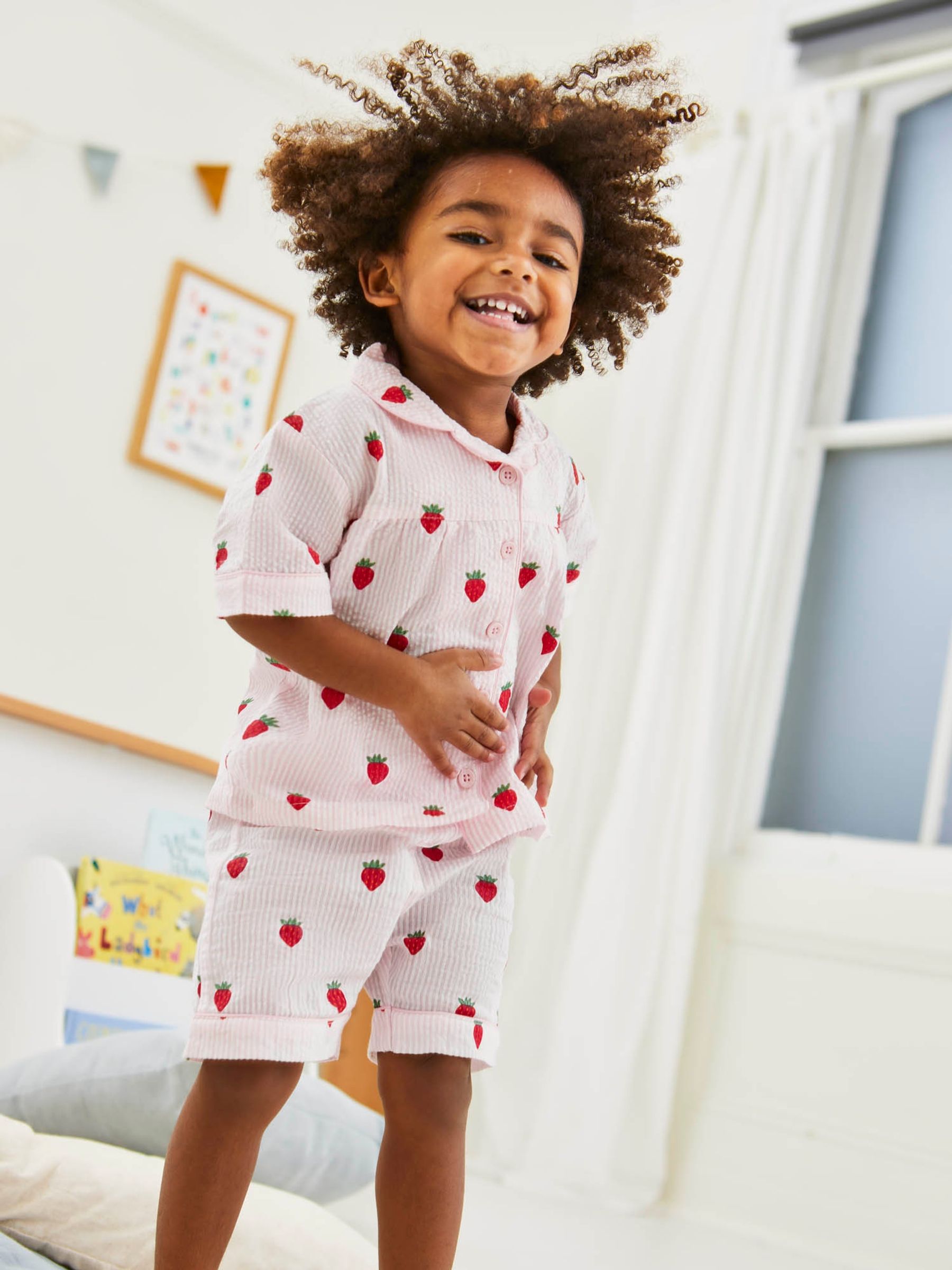Pink Woven Pyjamas - Image 1 of 6