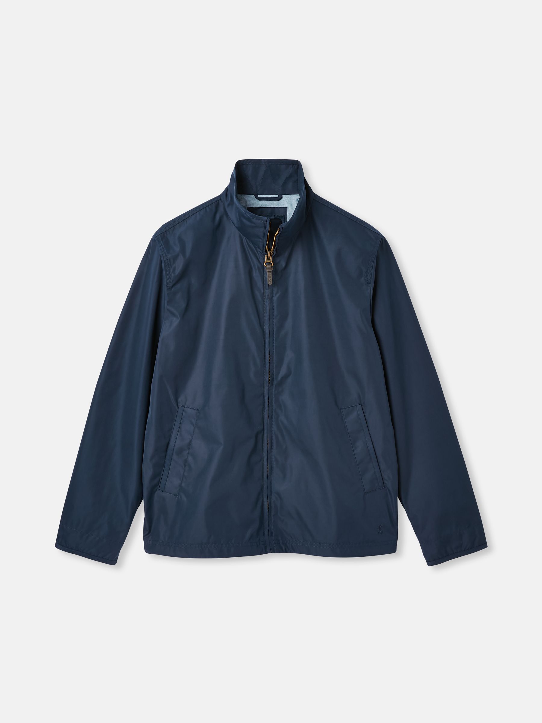 Hillway Navy Blue Collared Harrington Jacket - Image 7 of 7