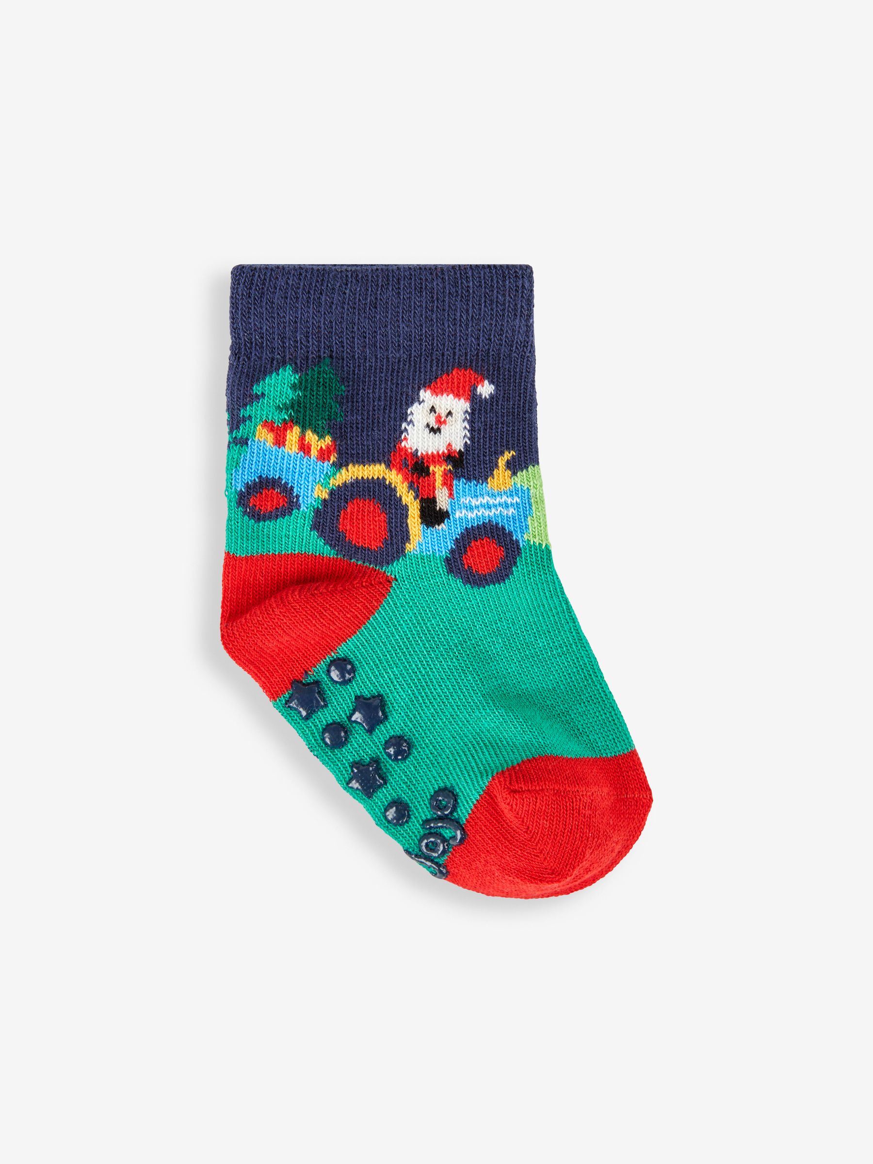 Multi Kids' 3-Pack Father Christmas Socks - Image 2 of 7