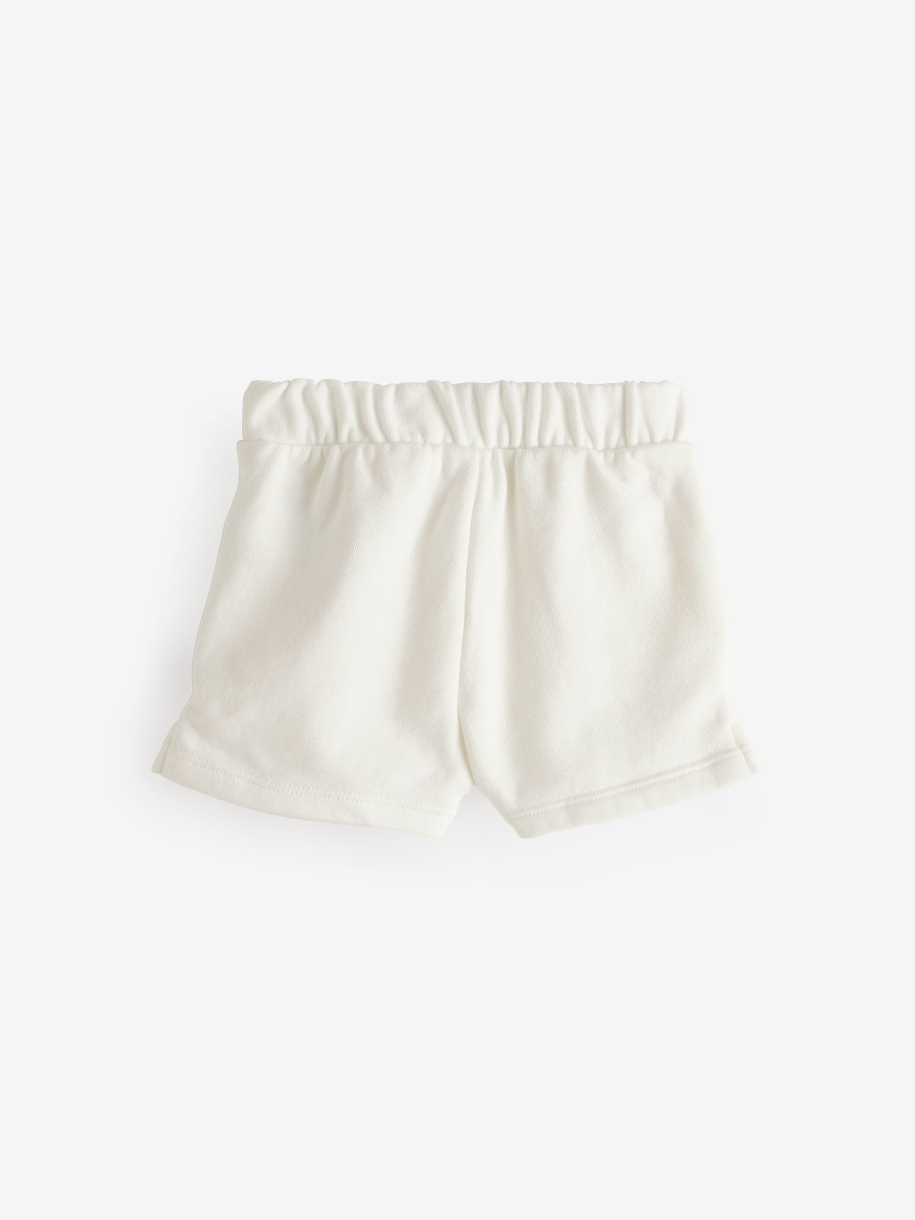 White Rainbow Graphic Logo Baby Pull On Jogger Short (Newborn-5yrs) - Image 2 of 3