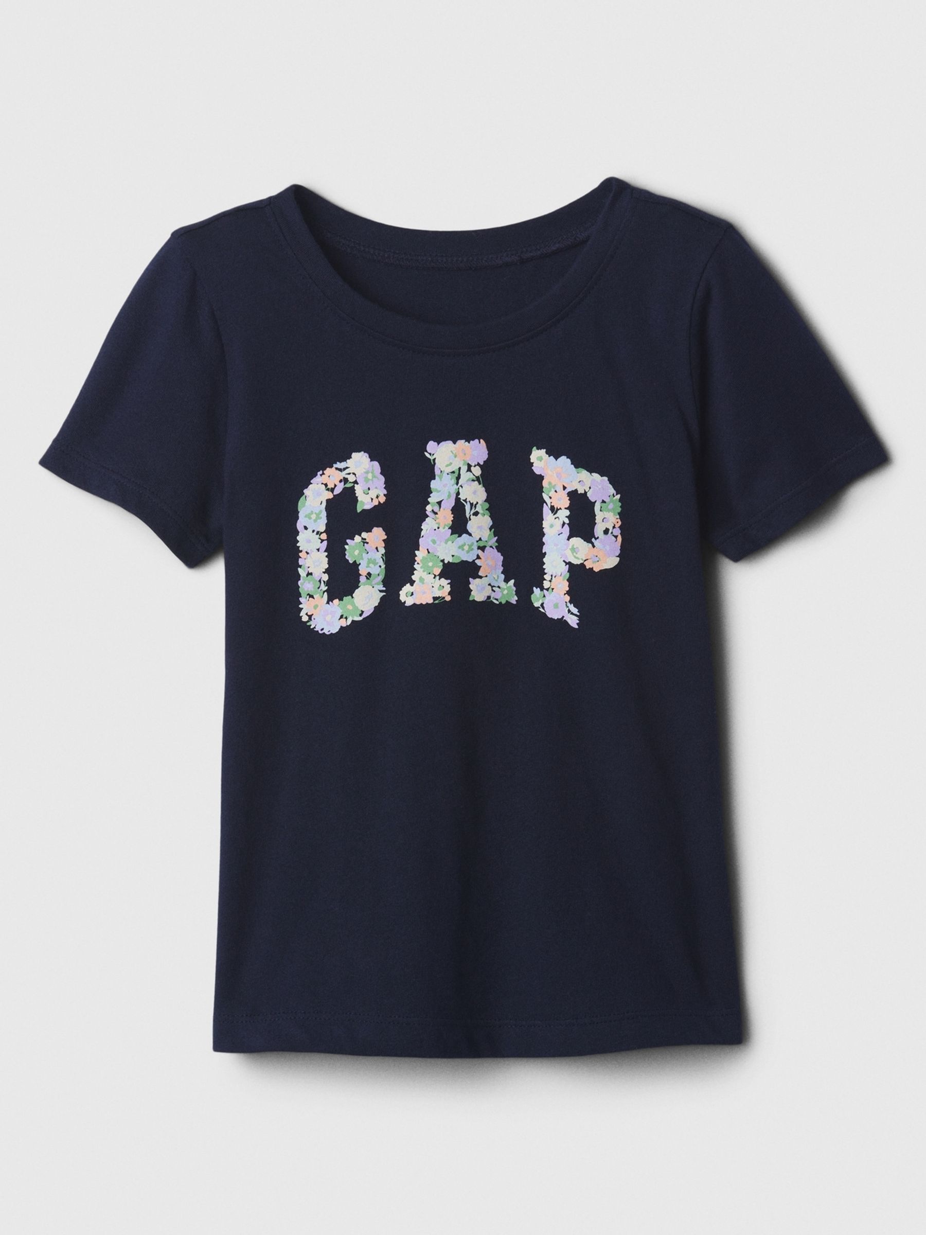 Navy Blue Graphic Short Sleeve Crew Neck T-Shirt (Newborn-5yrs) - Image 1 of 1
