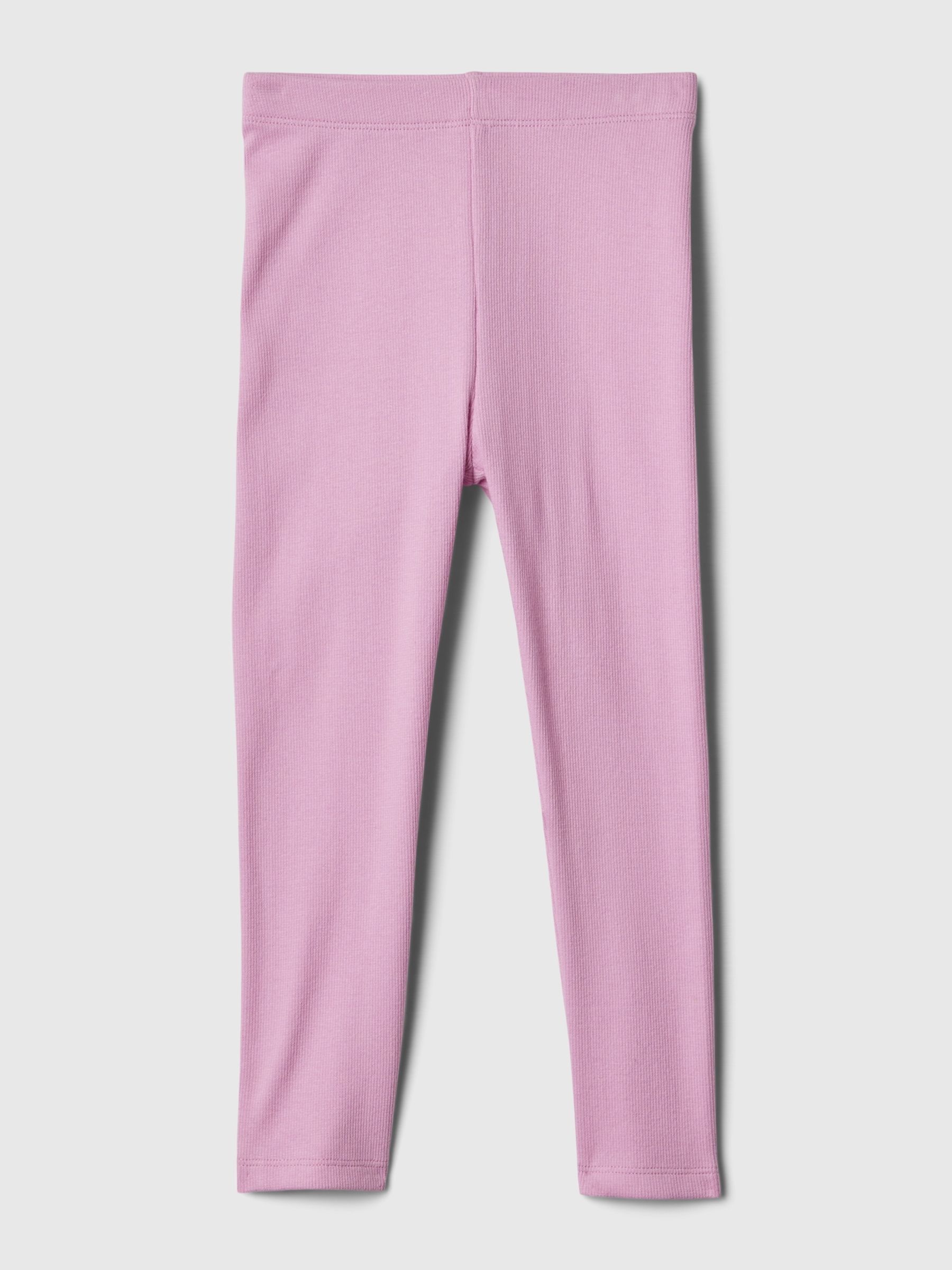 Pink Pull On Ribbed Knit Leggings (Newborn-5yrs) - Image 1 of 3