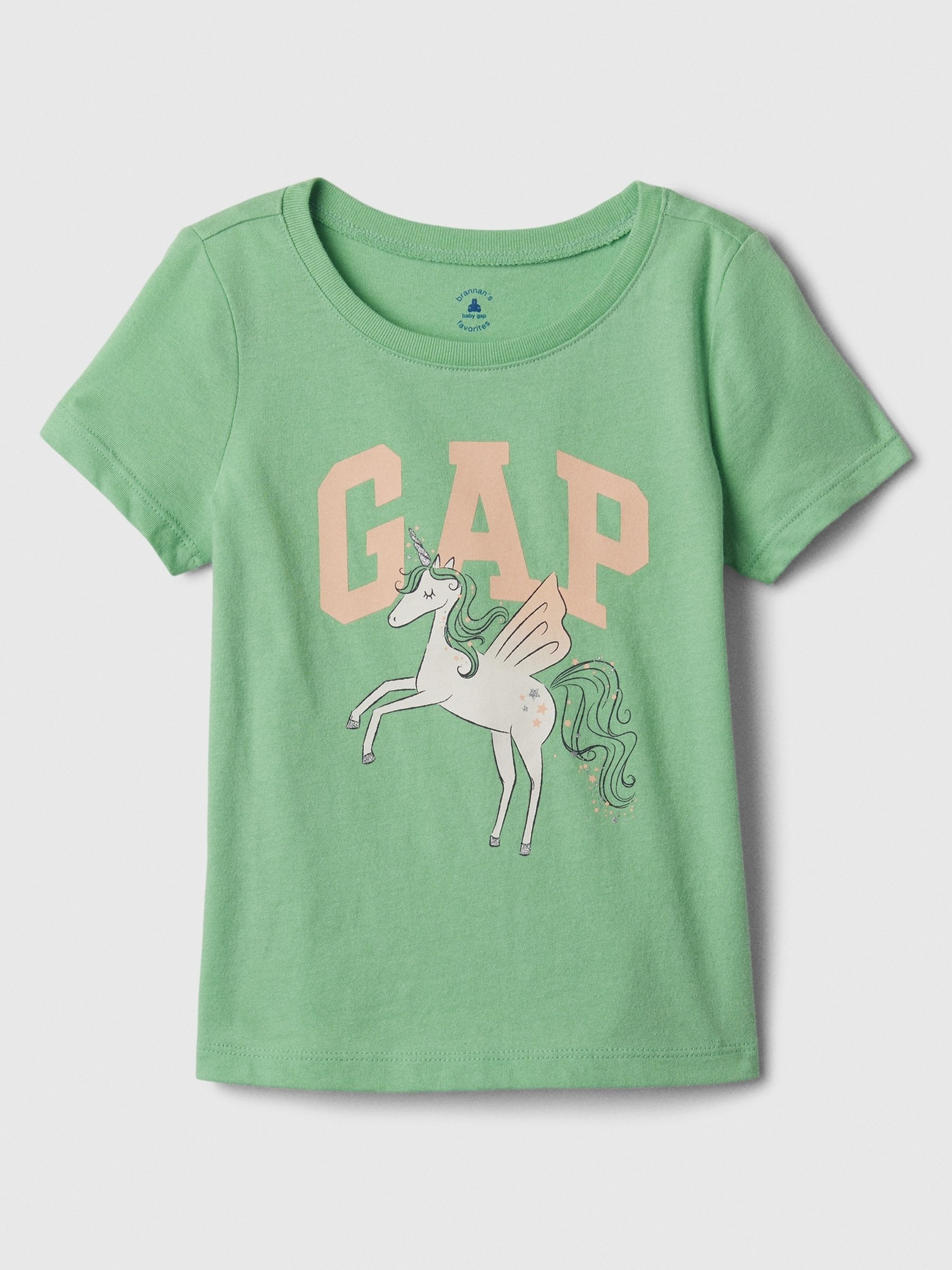 Green Graphic Short Sleeve Crew Neck T-Shirt (Newborn-5yrs) - Image 1 of 1
