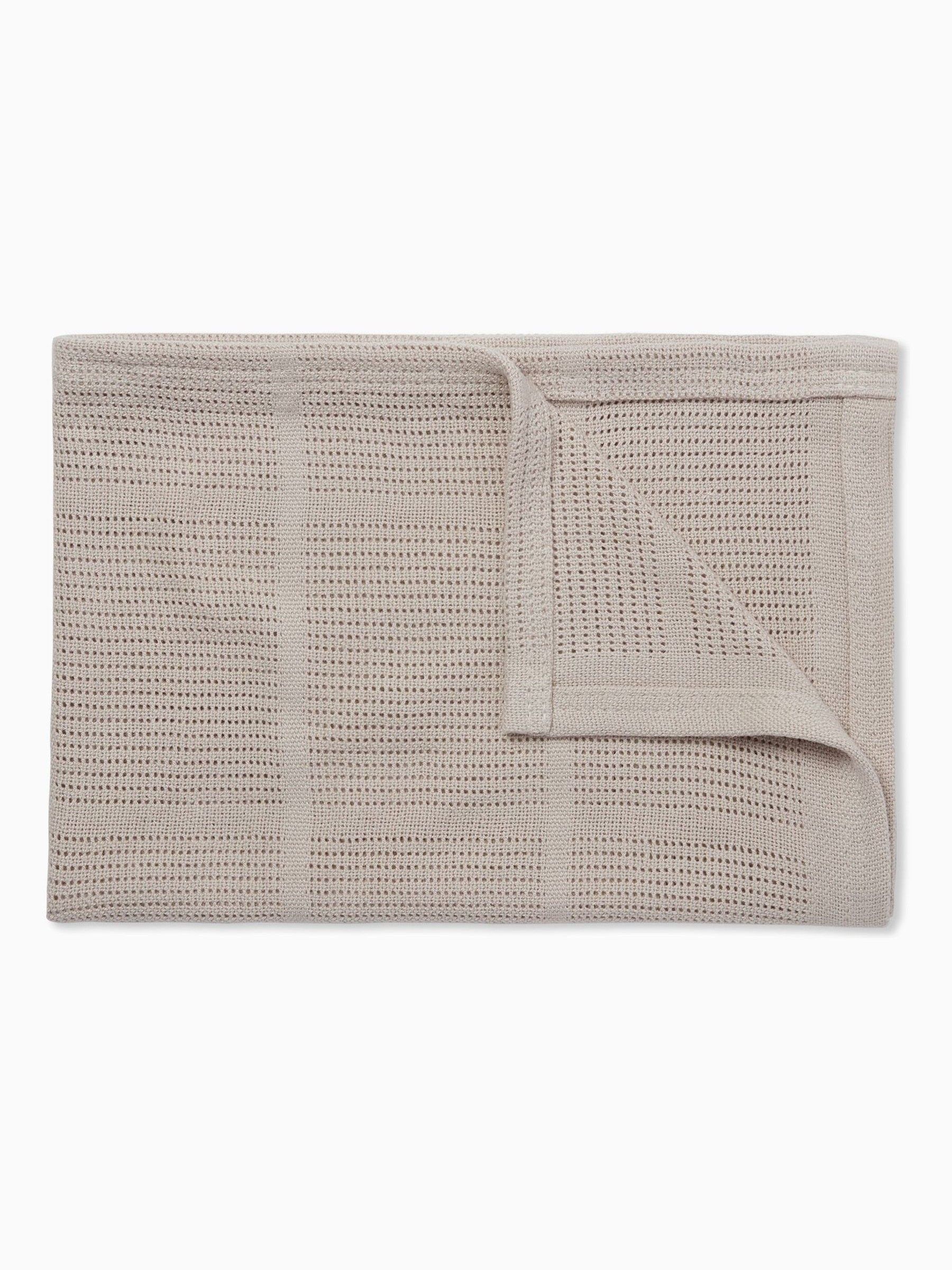 MORI Neutral Biscuit Brown Blend Cellular Baby Blanket - Image 5 of 8