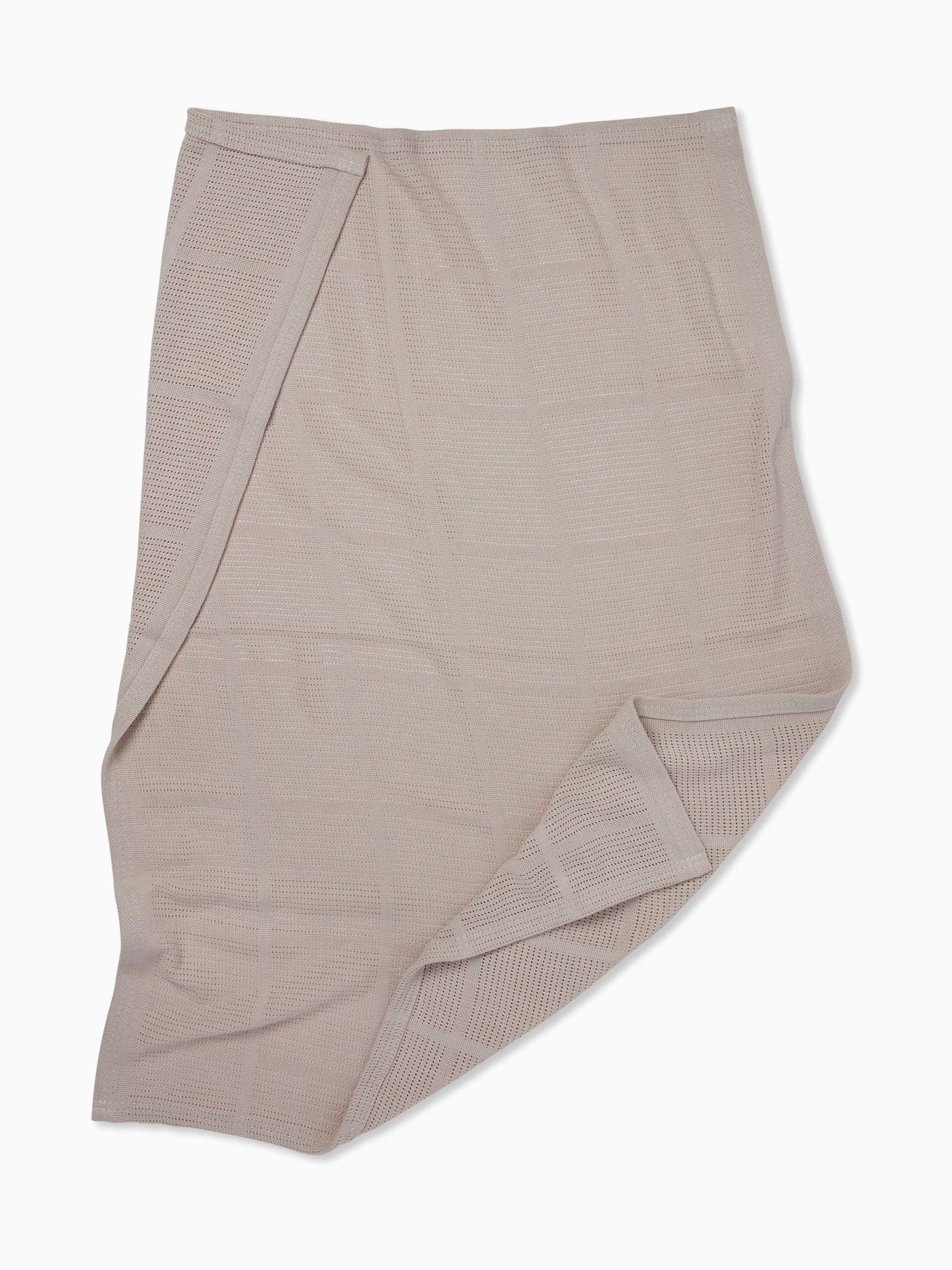 MORI Neutral Biscuit Brown Blend Cellular Baby Blanket - Image 6 of 8