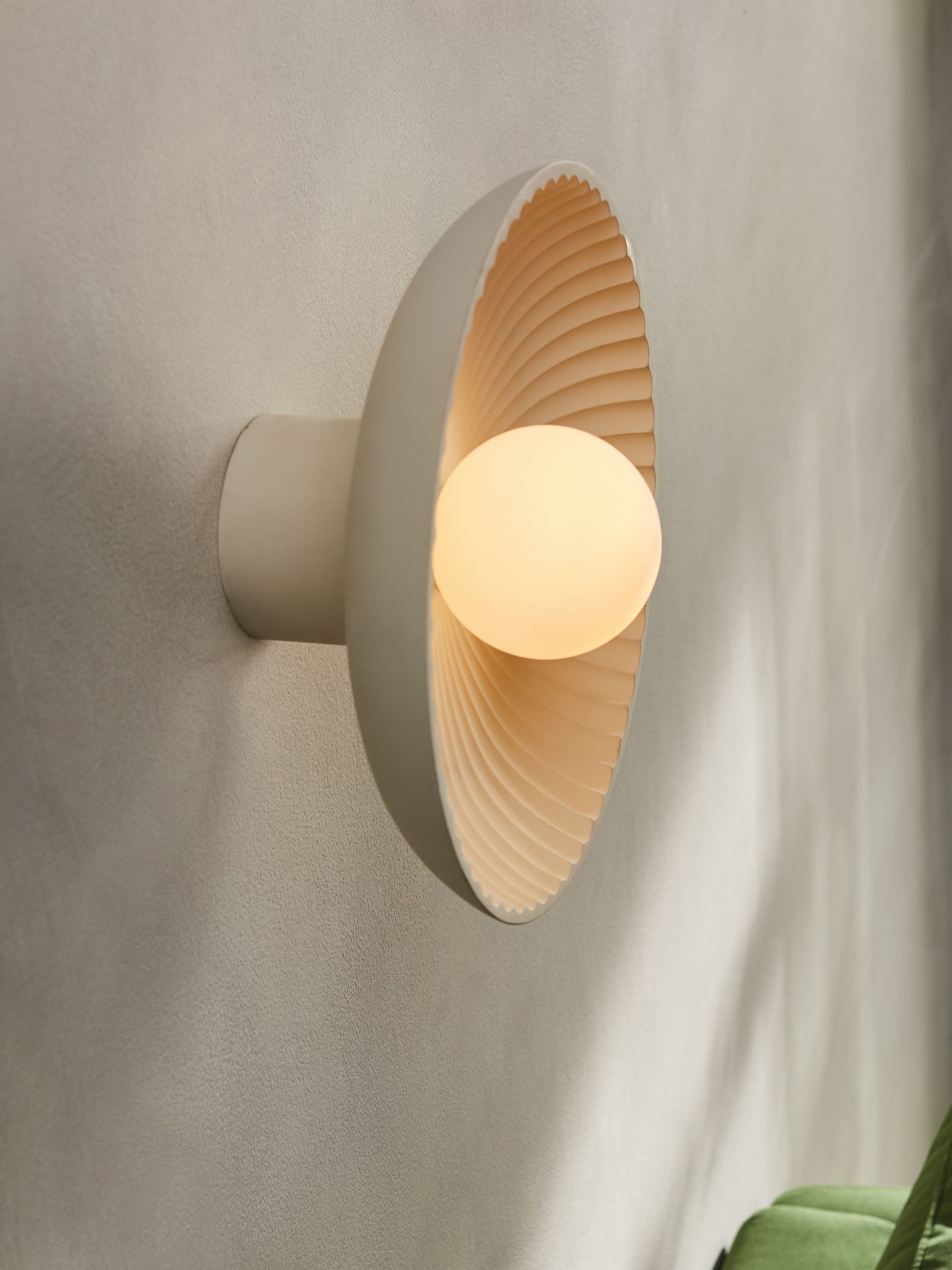 Eliya Wall Light in White - Image 3 of 3