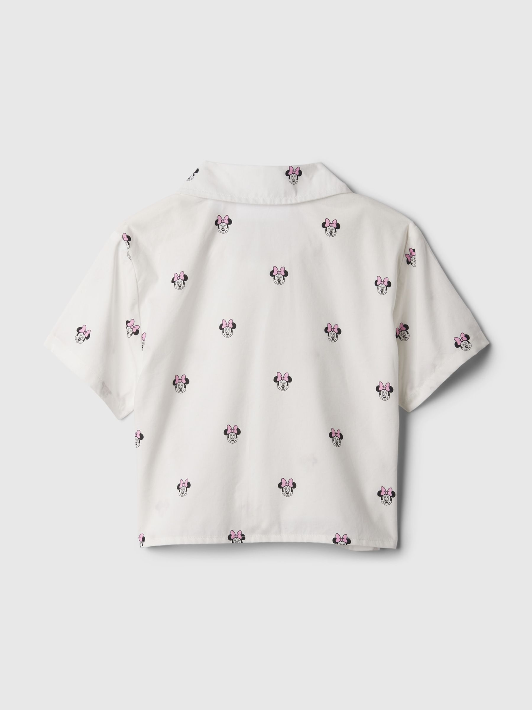 White Disney Minnie Mouse Print Short Sleeve Shirt (Newborn-5yrs) - Image 2 of 3