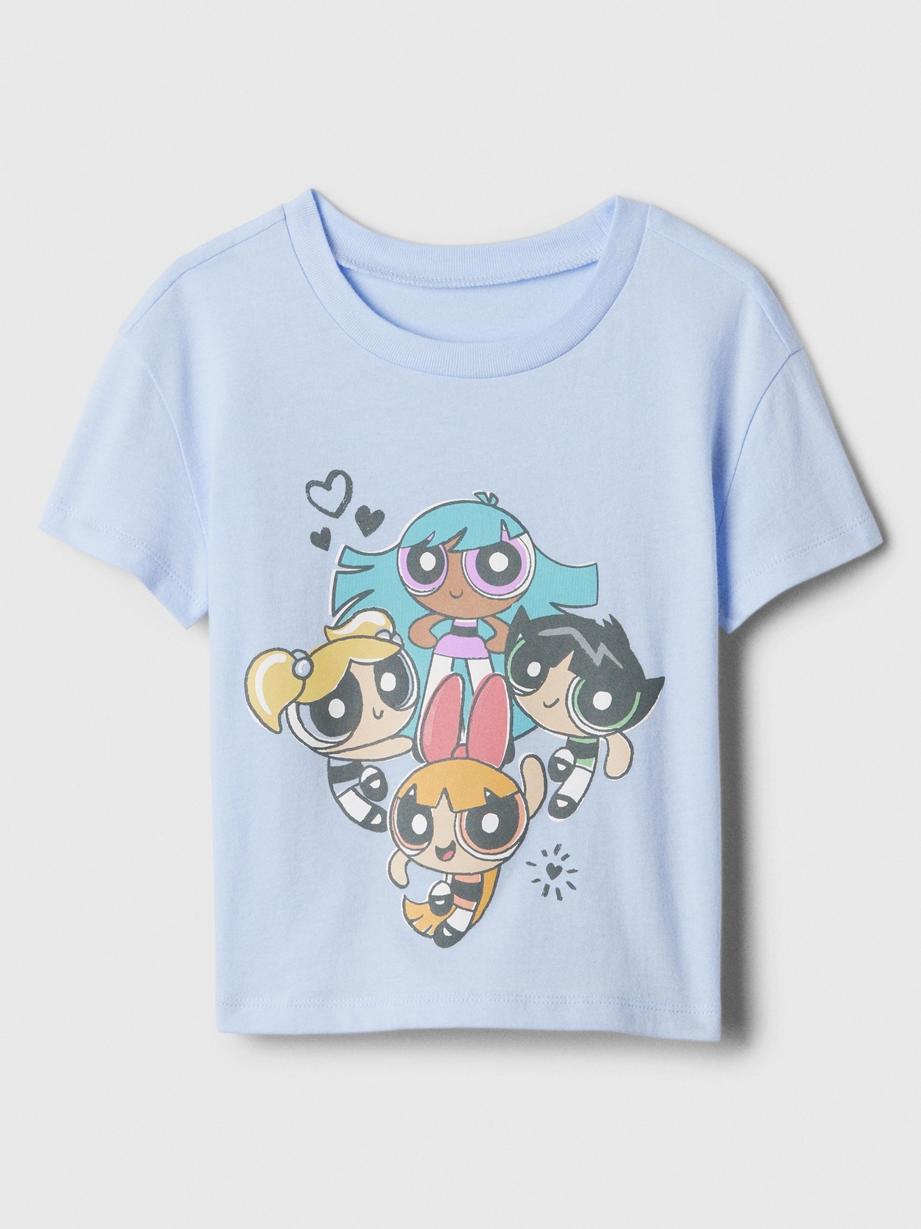 Blue WB The Powerpuff Girls Graphic Short Sleeve Crew Neck T-Shirt (Newborn-5yrs) - Image 1 of 1