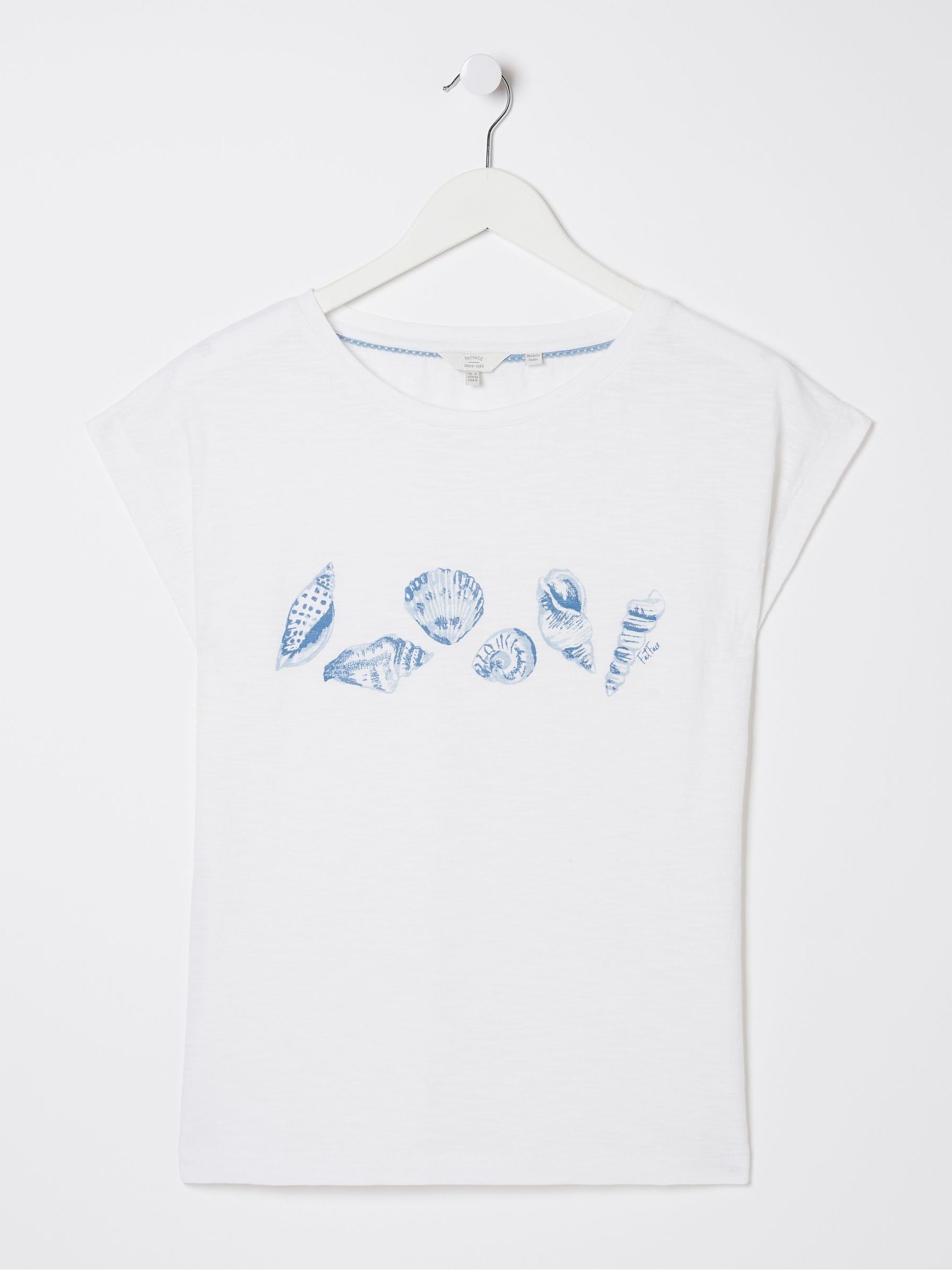 White Shell Graphic T-Shirt - Image 5 of 5