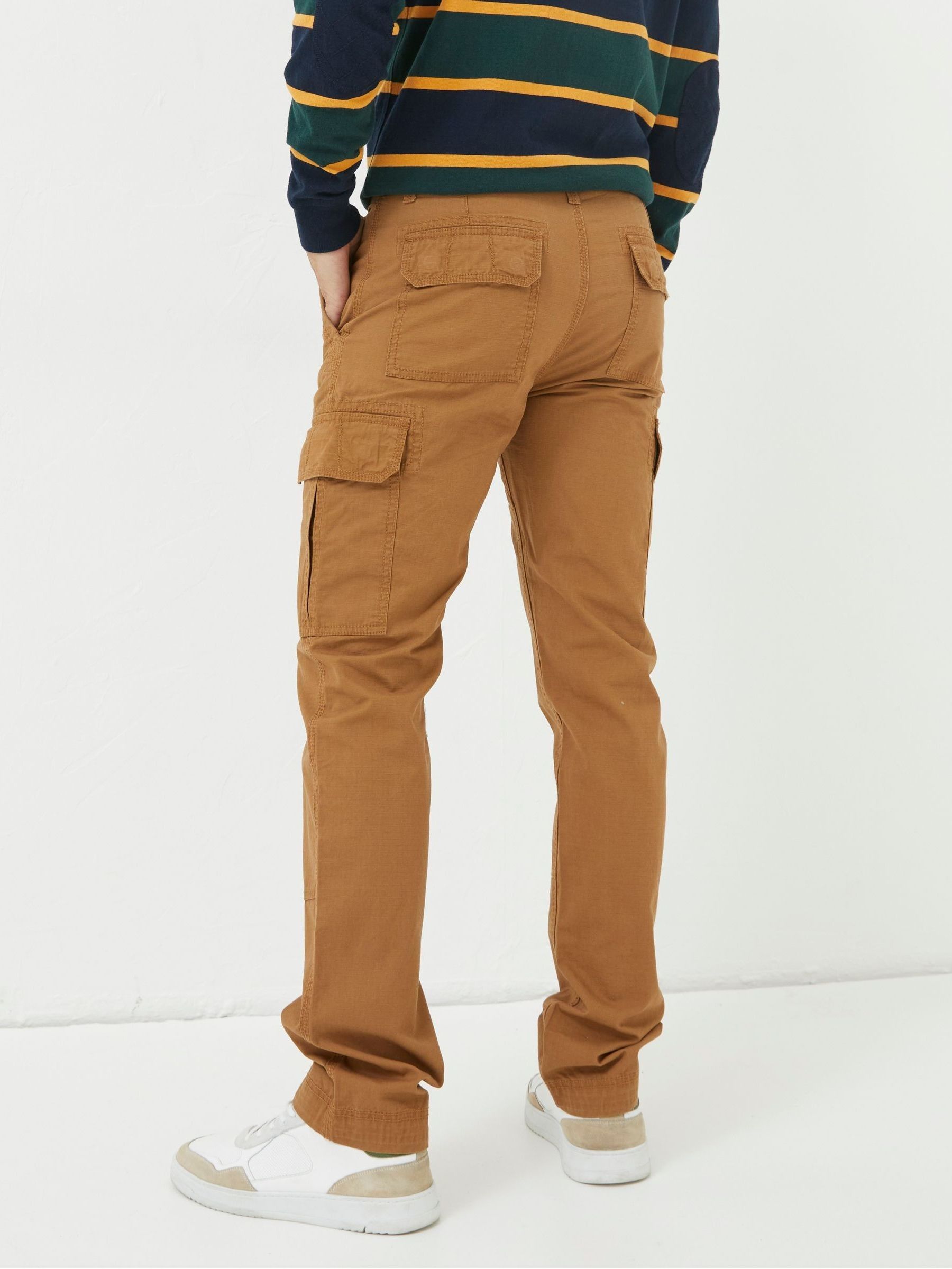 Corby Brown Ripstop Cargo Trousers - Image 2 of 5