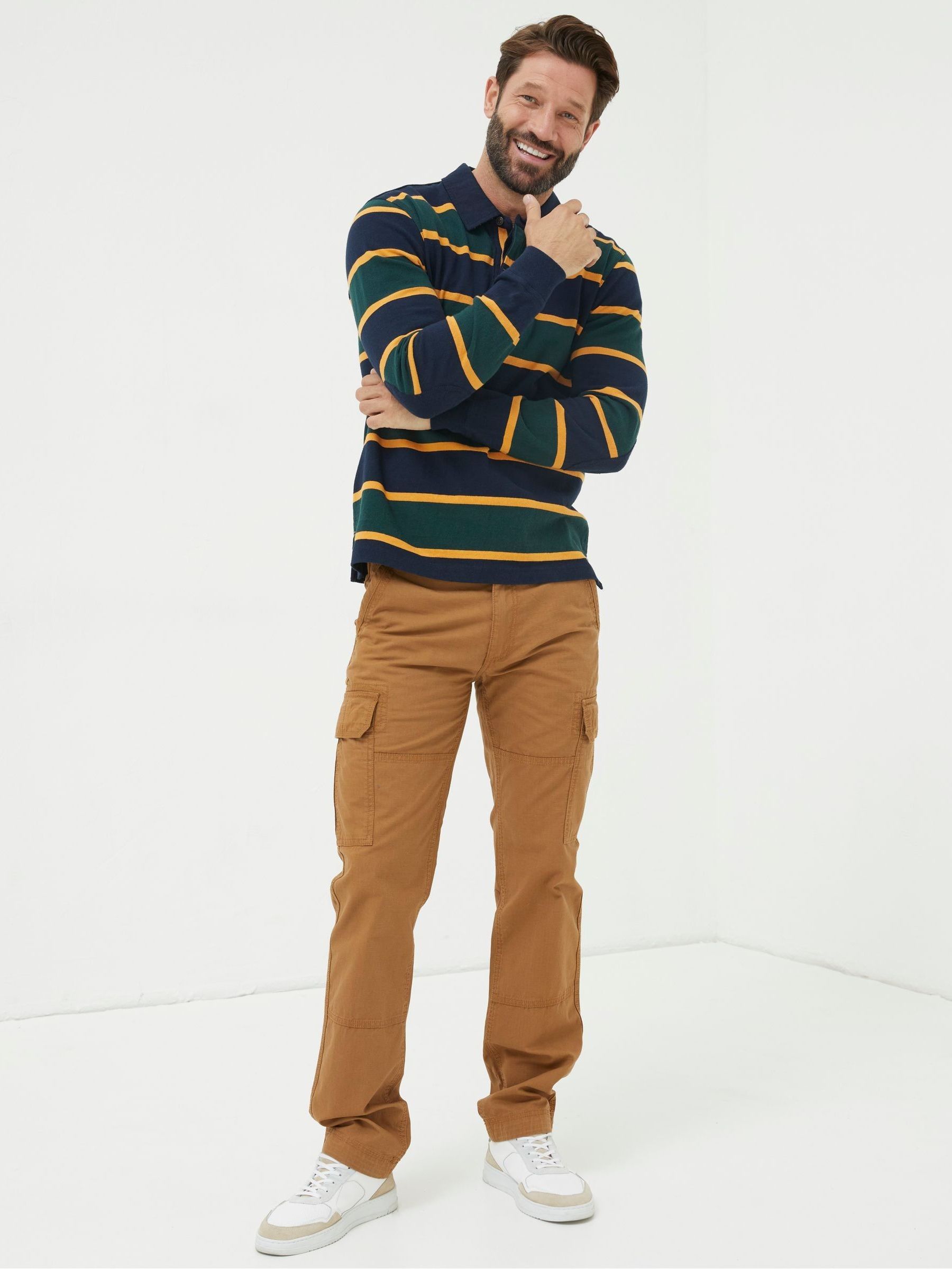 Corby Brown Ripstop Cargo Trousers - Image 3 of 5