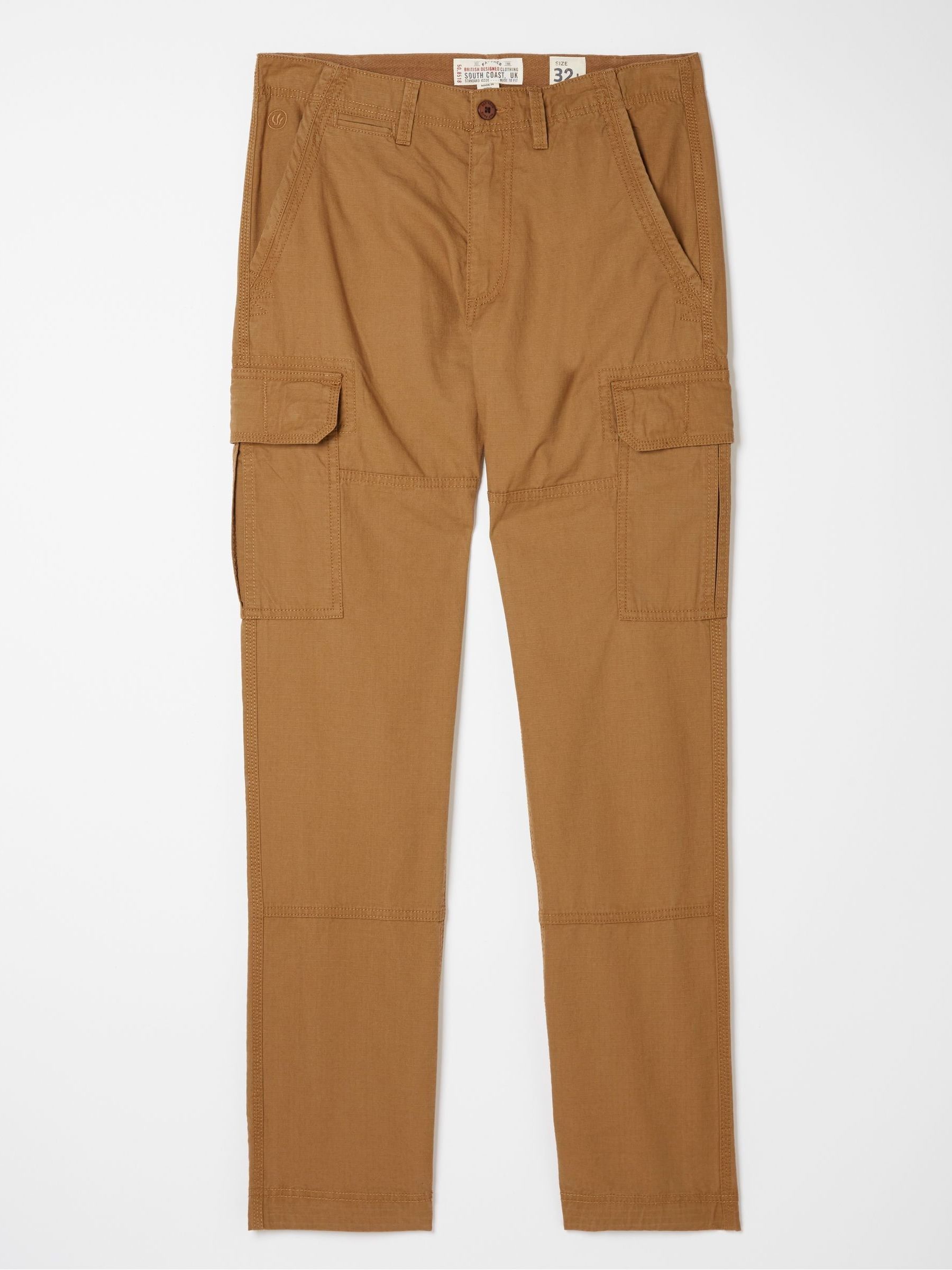 Corby Brown Ripstop Cargo Trousers - Image 5 of 5