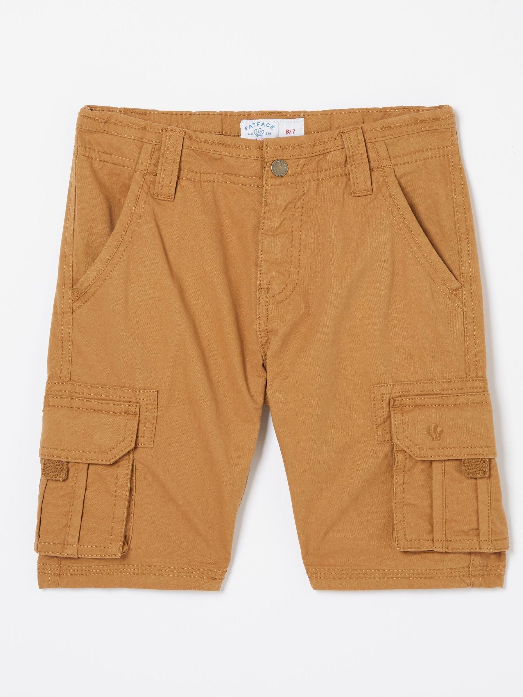Lulworth Brown Cargo Shorts - Image 4 of 4
