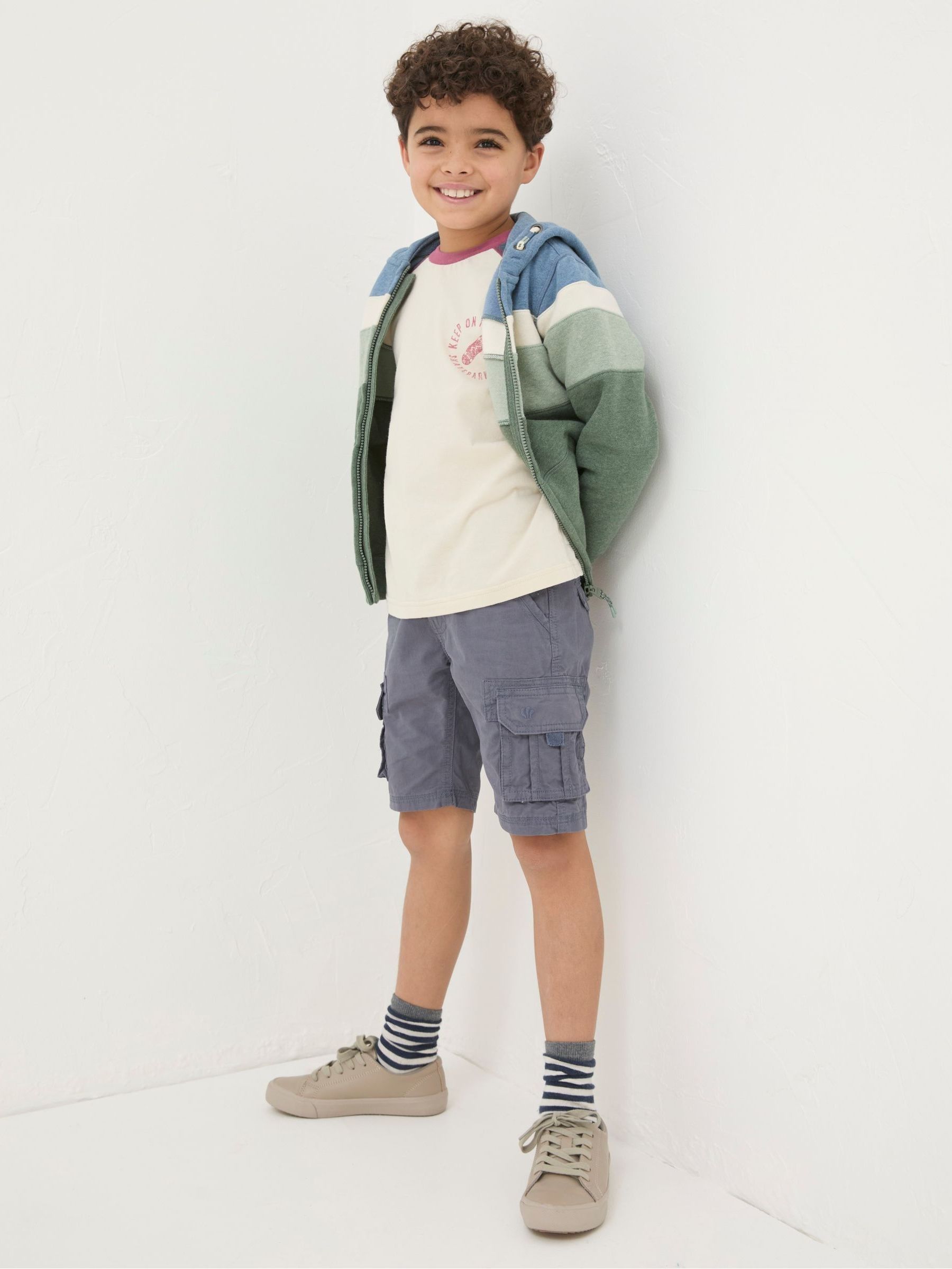 Lulworth Blue Cargo Shorts - Image 1 of 4