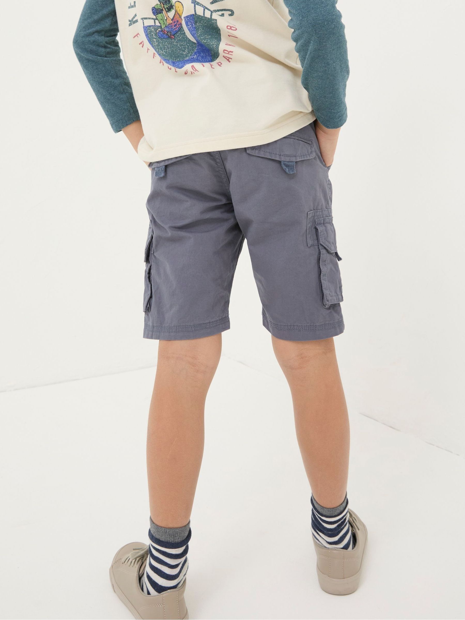 Lulworth Blue Cargo Shorts - Image 2 of 4
