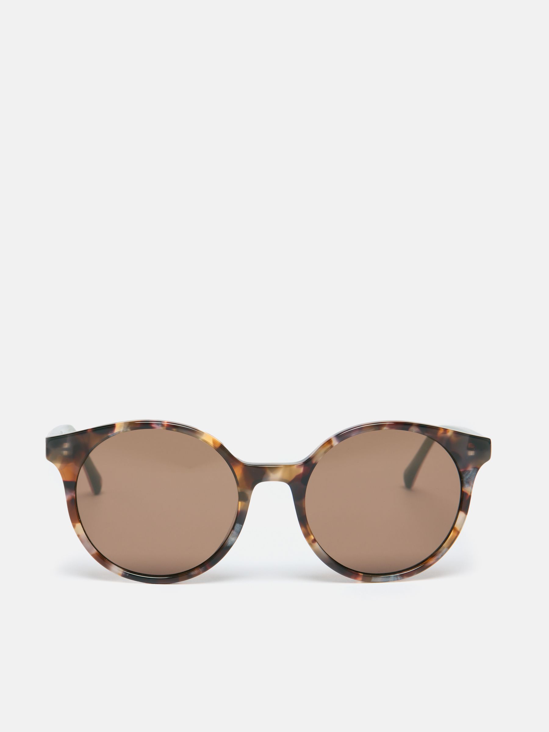 Tortoiseshell Print Round Rimmed Sunglasses - Image 2 of 4 Tortoiseshell Print Round Rimmed Sunglasses - Image 2 of 4