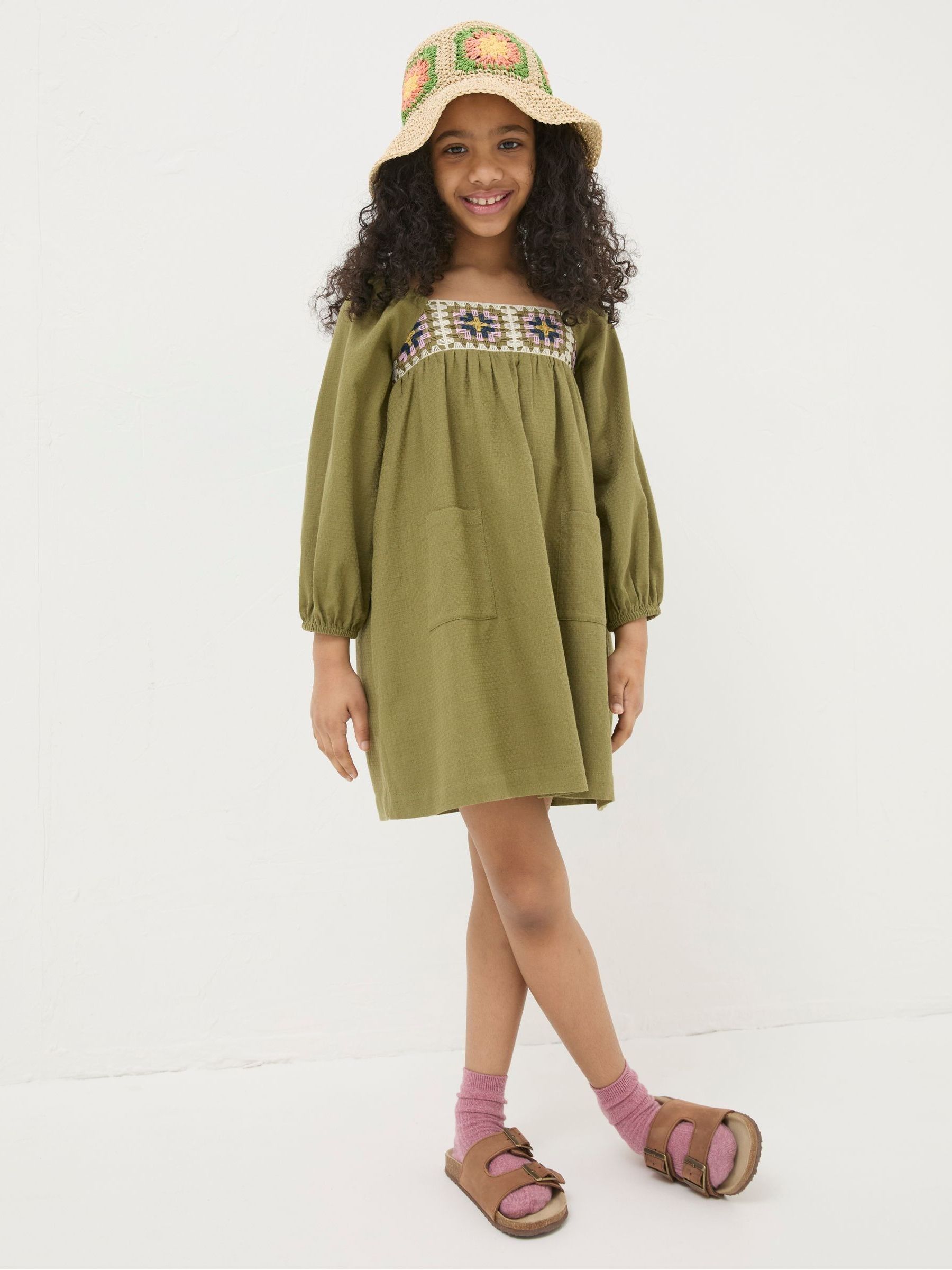 Green Crochet Dress - Image 1 of 5