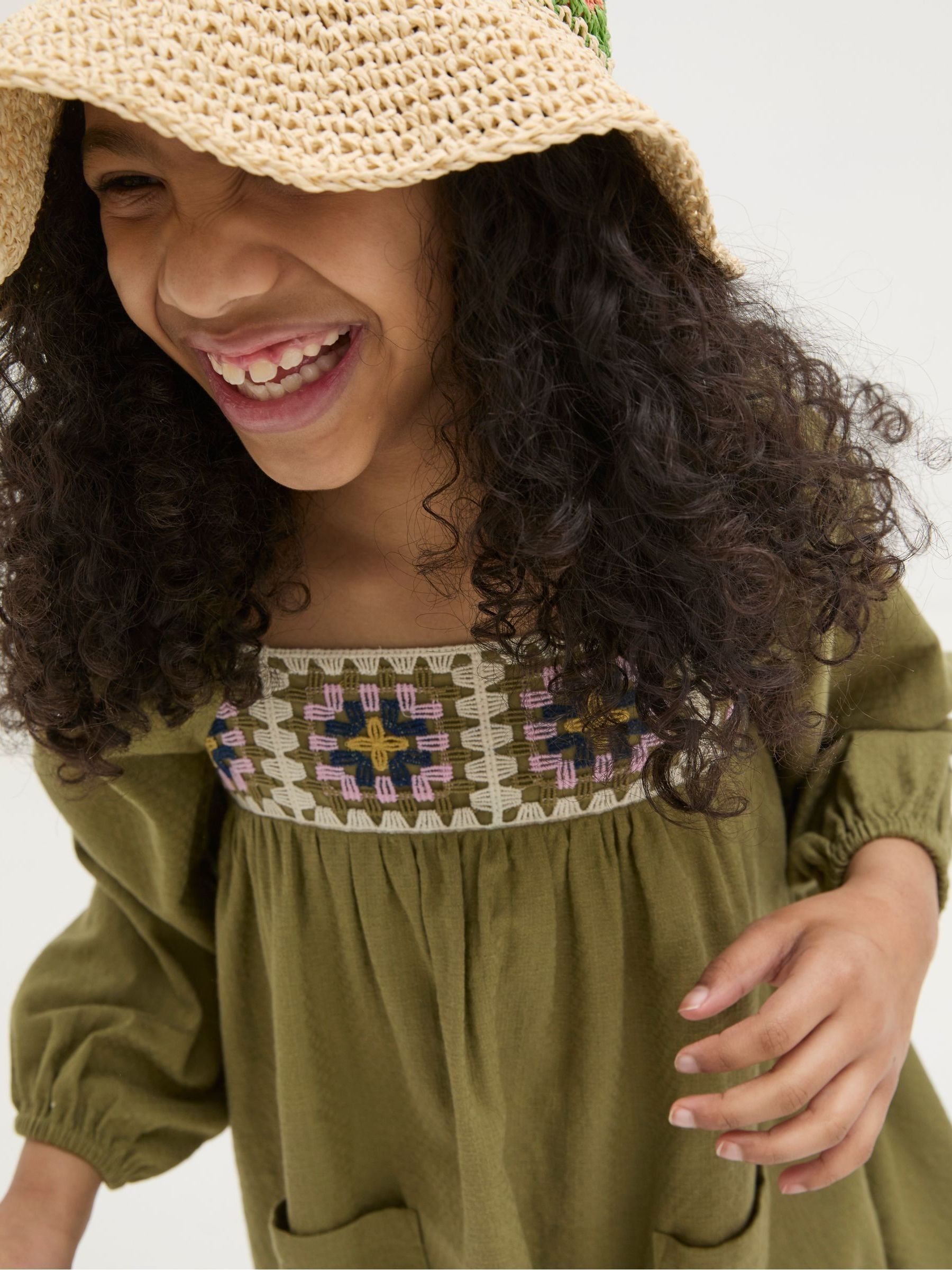 Green Crochet Dress - Image 3 of 5