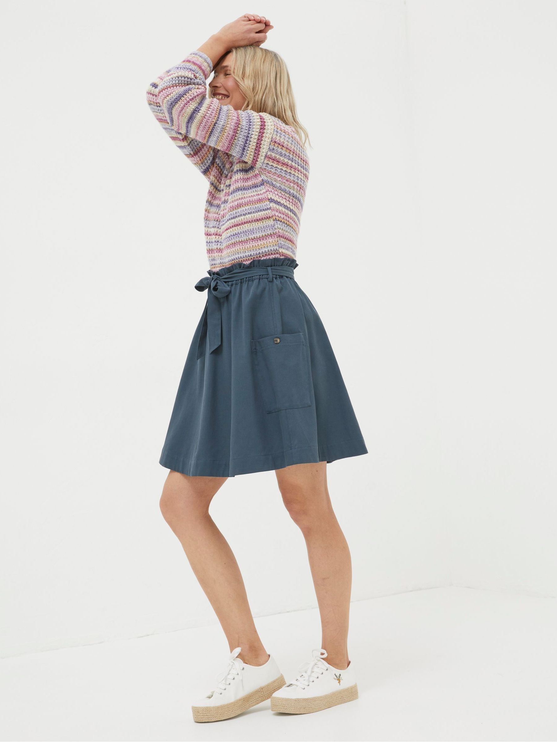 Nicole Grey Utility Skirt - Image 2 of 5