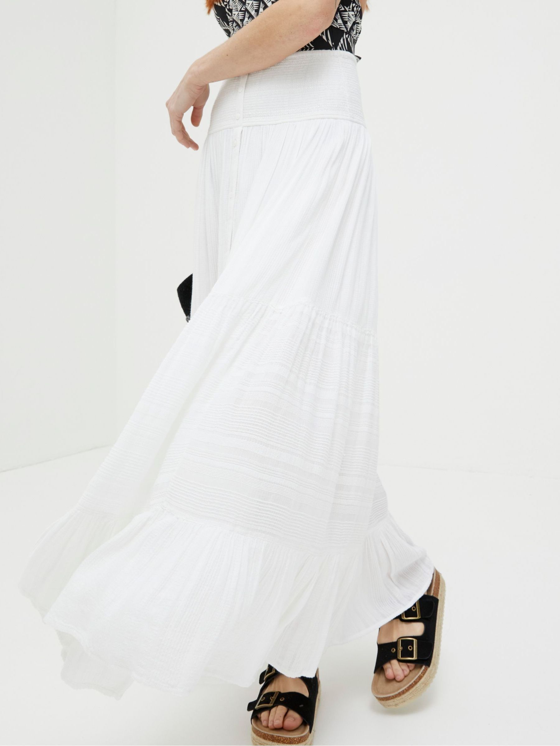 Rhea Natural Beach Maxi Skirt - Image 1 of 5