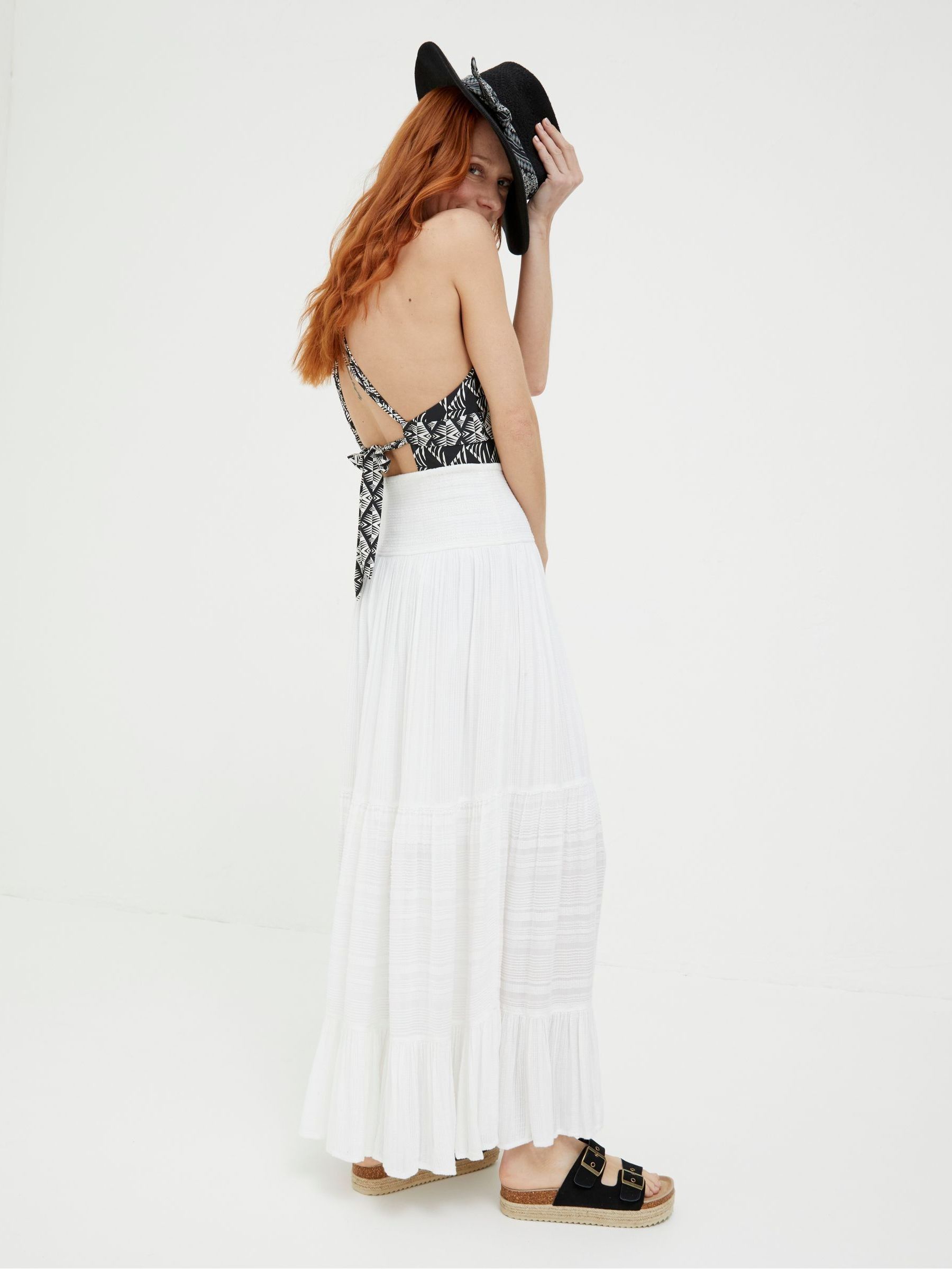 Rhea Natural Beach Maxi Skirt - Image 2 of 5