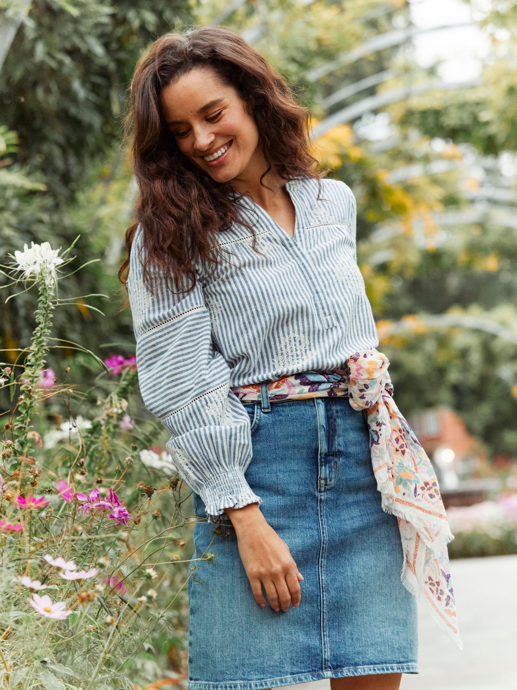 Hattie Blue Denim Skirt - Image 4 of 5