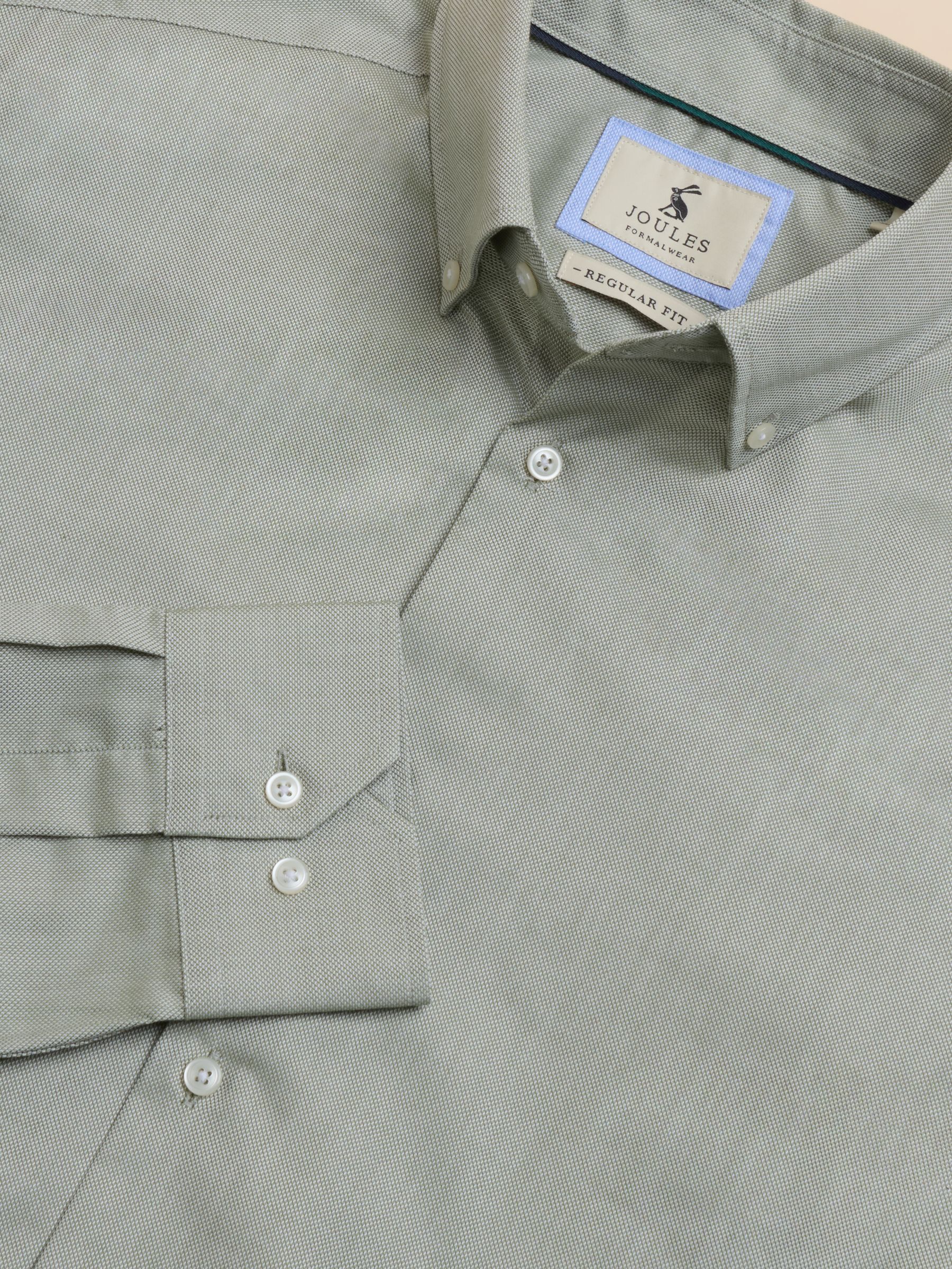 Green Slim Fit Oxford Shirt - Image 3 of 6