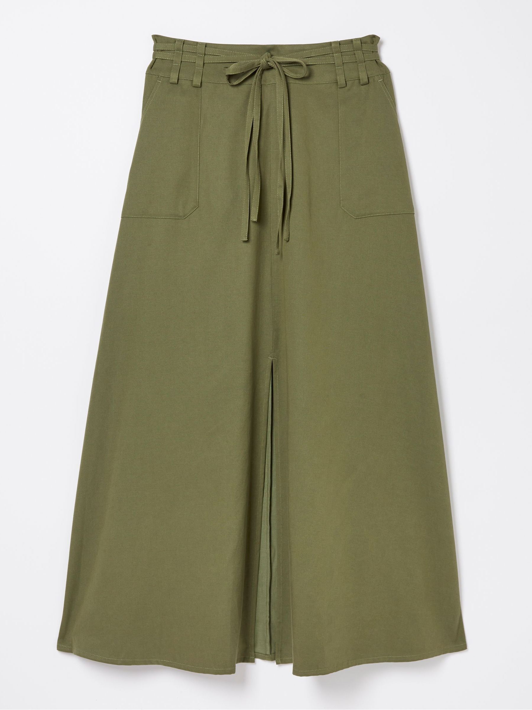 Melanie Green Utility Midi Skirt - Image 6 of 6