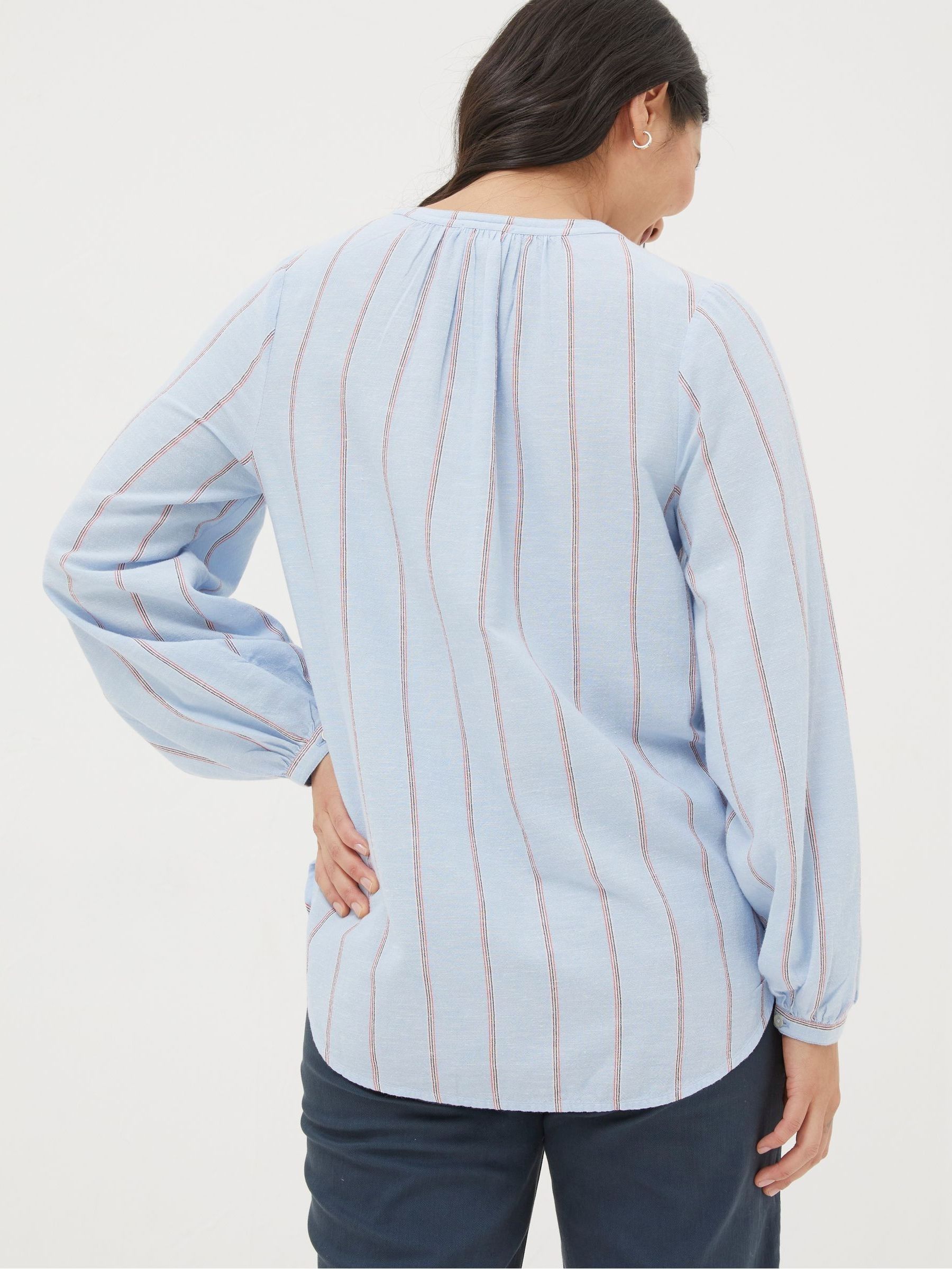 Mallie Blue Stripe Shirt - Image 2 of 5