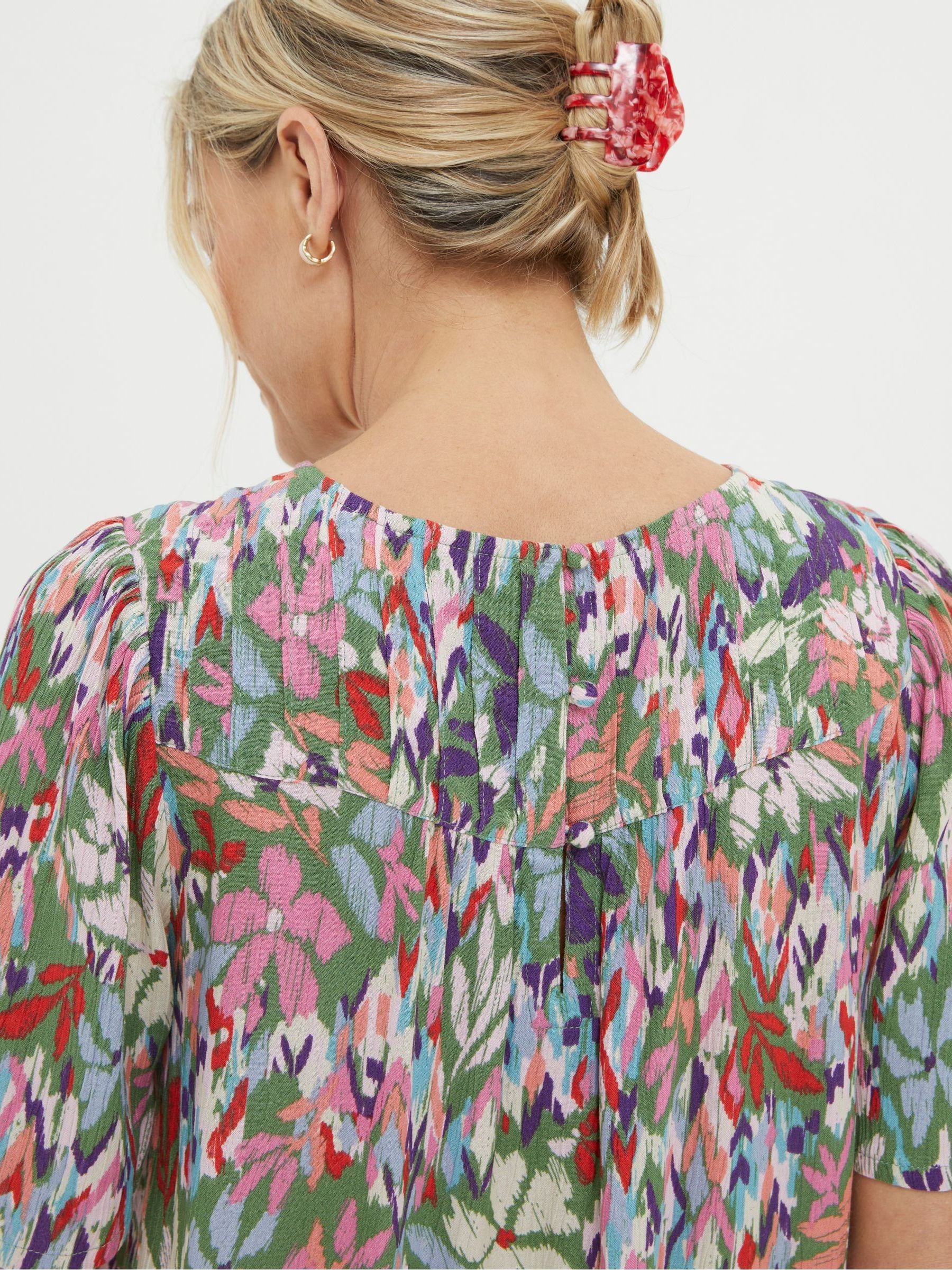 Lyndy Green Expressive Floral Blouse - Image 3 of 6