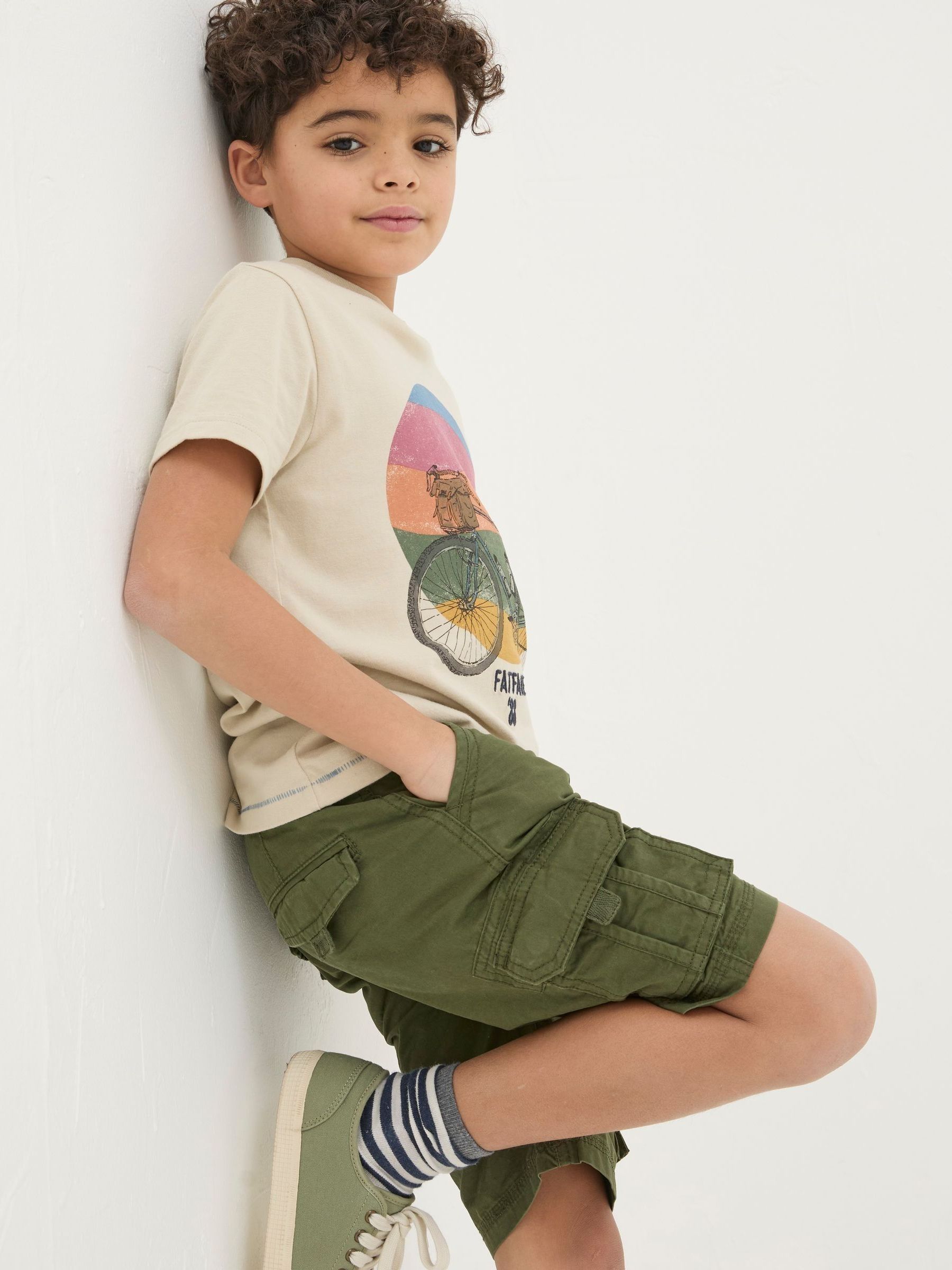 Lulworth Green Cargo Shorts - Image 3 of 4