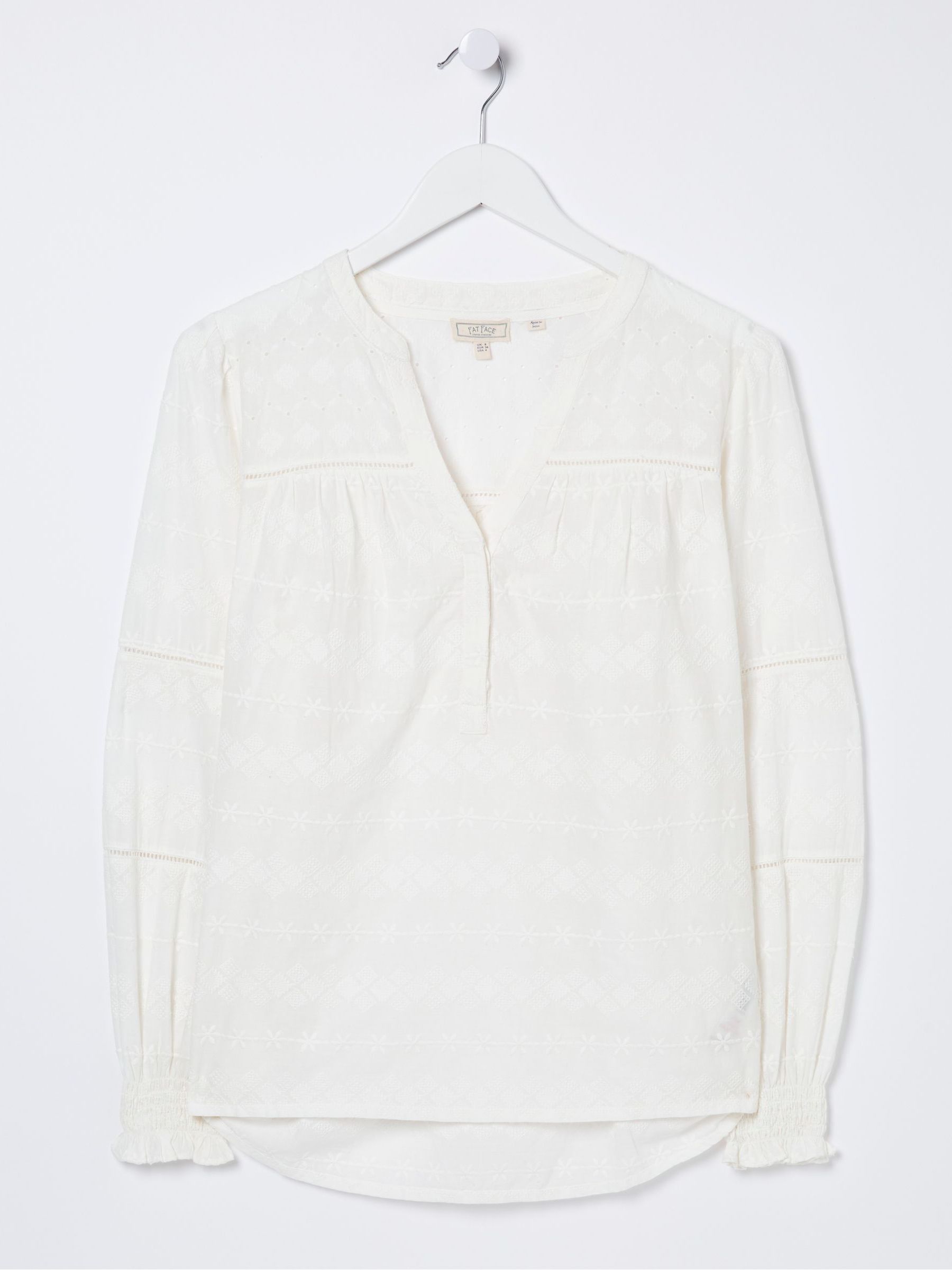 Natural Poppy Embroidered Blouse - Image 6 of 6
