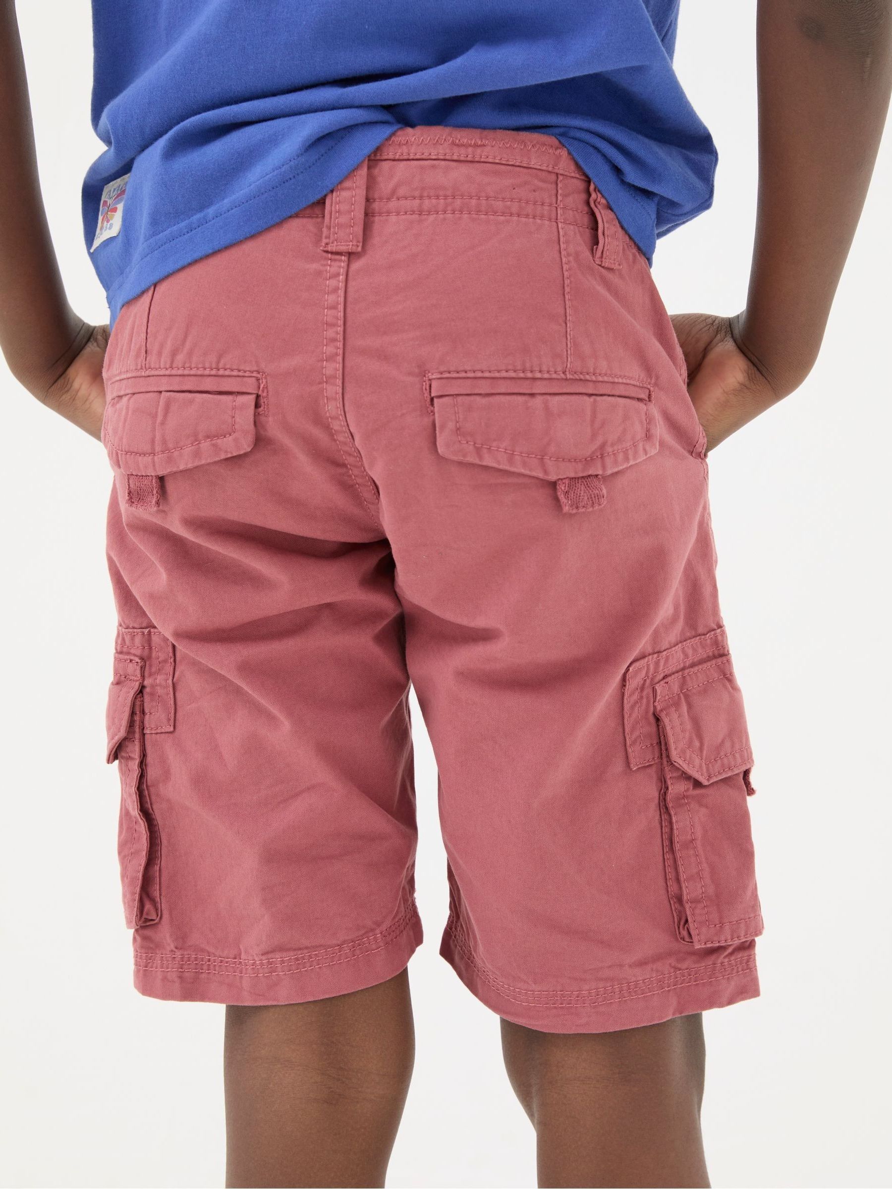 Lulworth Red Cargo Shorts - Image 2 of 4