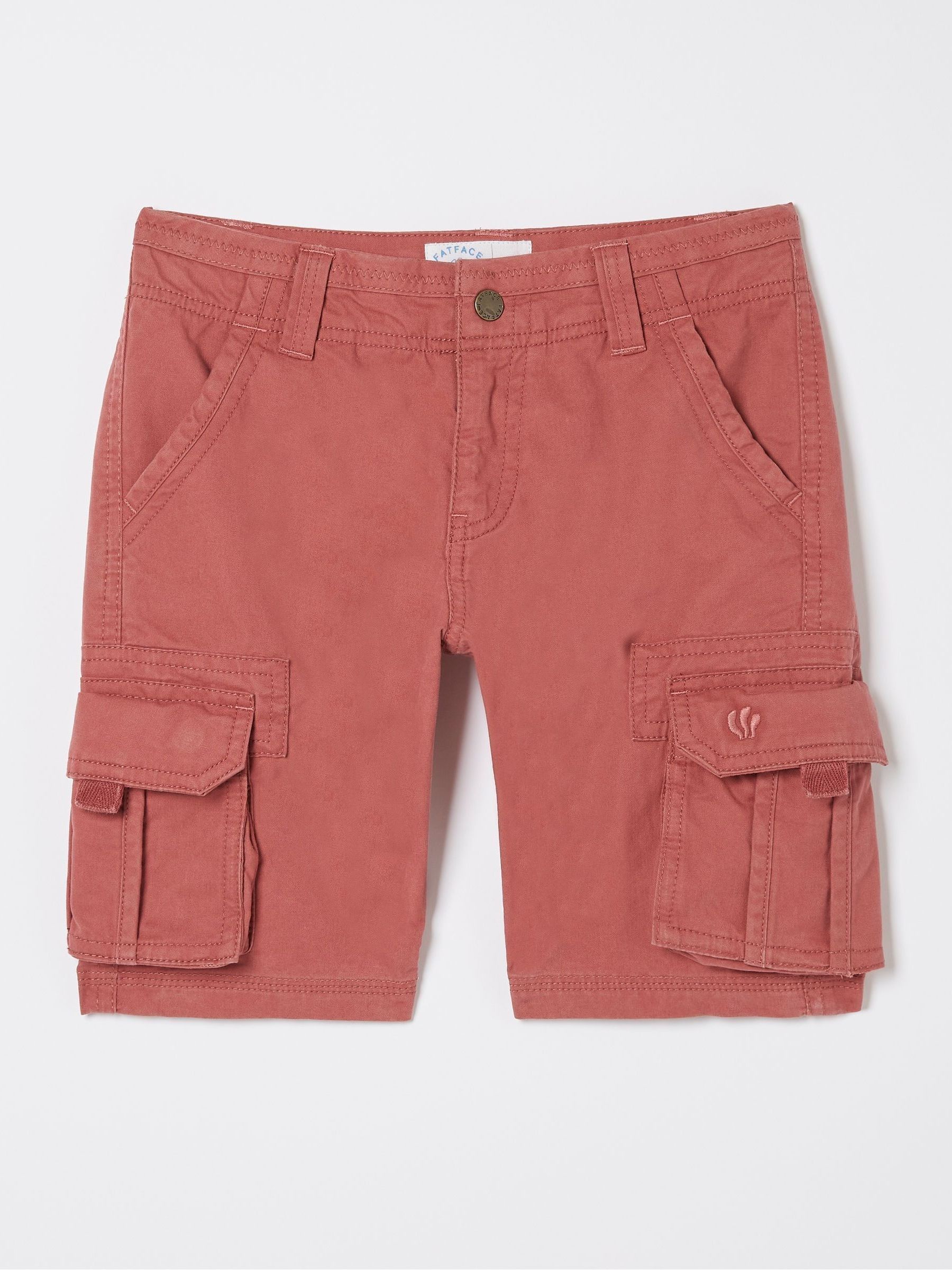 Lulworth Red Cargo Shorts - Image 4 of 4