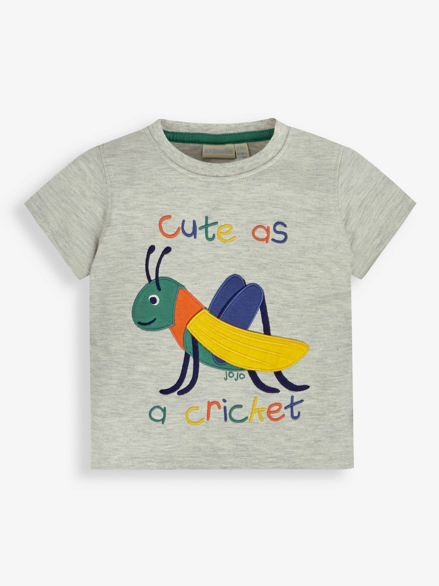 Natural Cricket Appliqué T-Shirt - Image 1 of 4