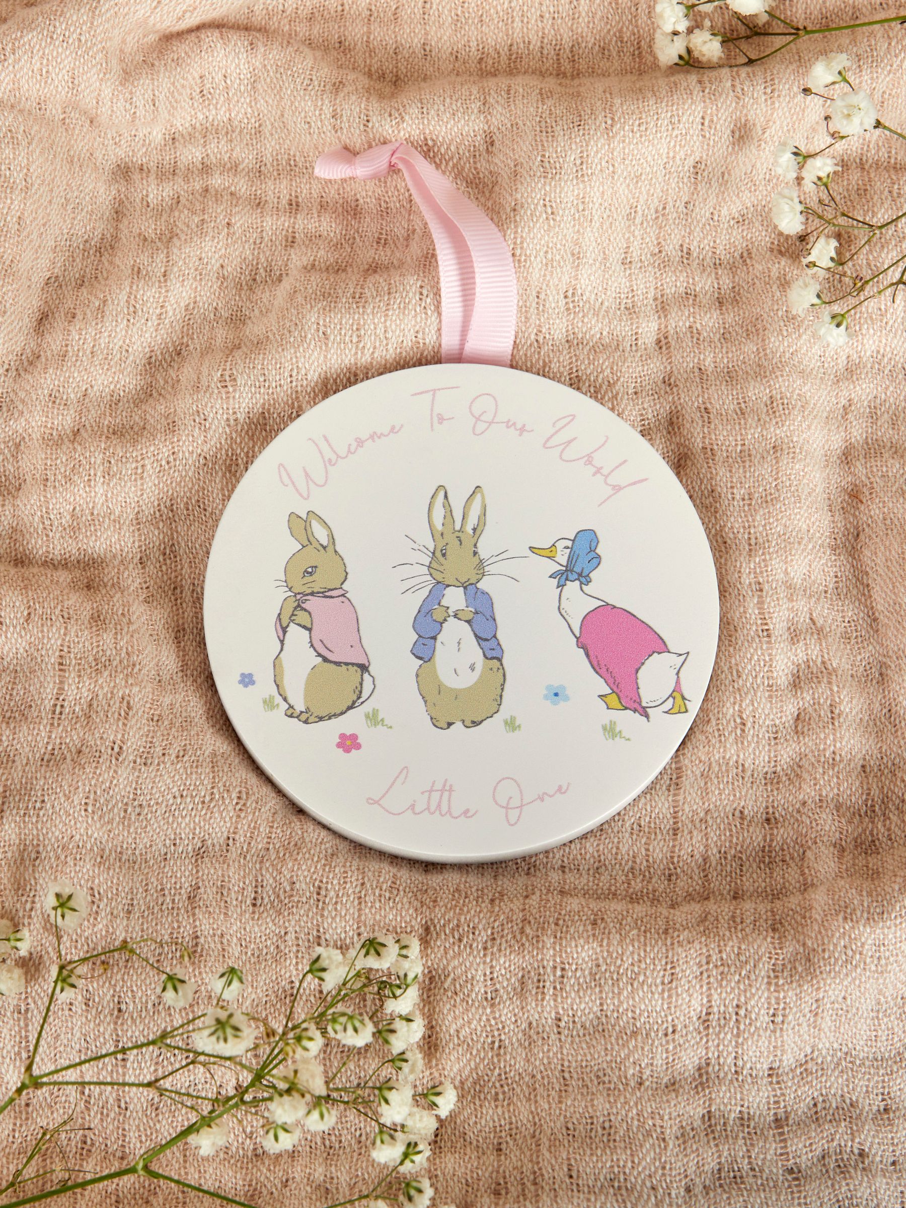 Beatrix Potter Welcome To Our World Plaque - Image 1 of 4