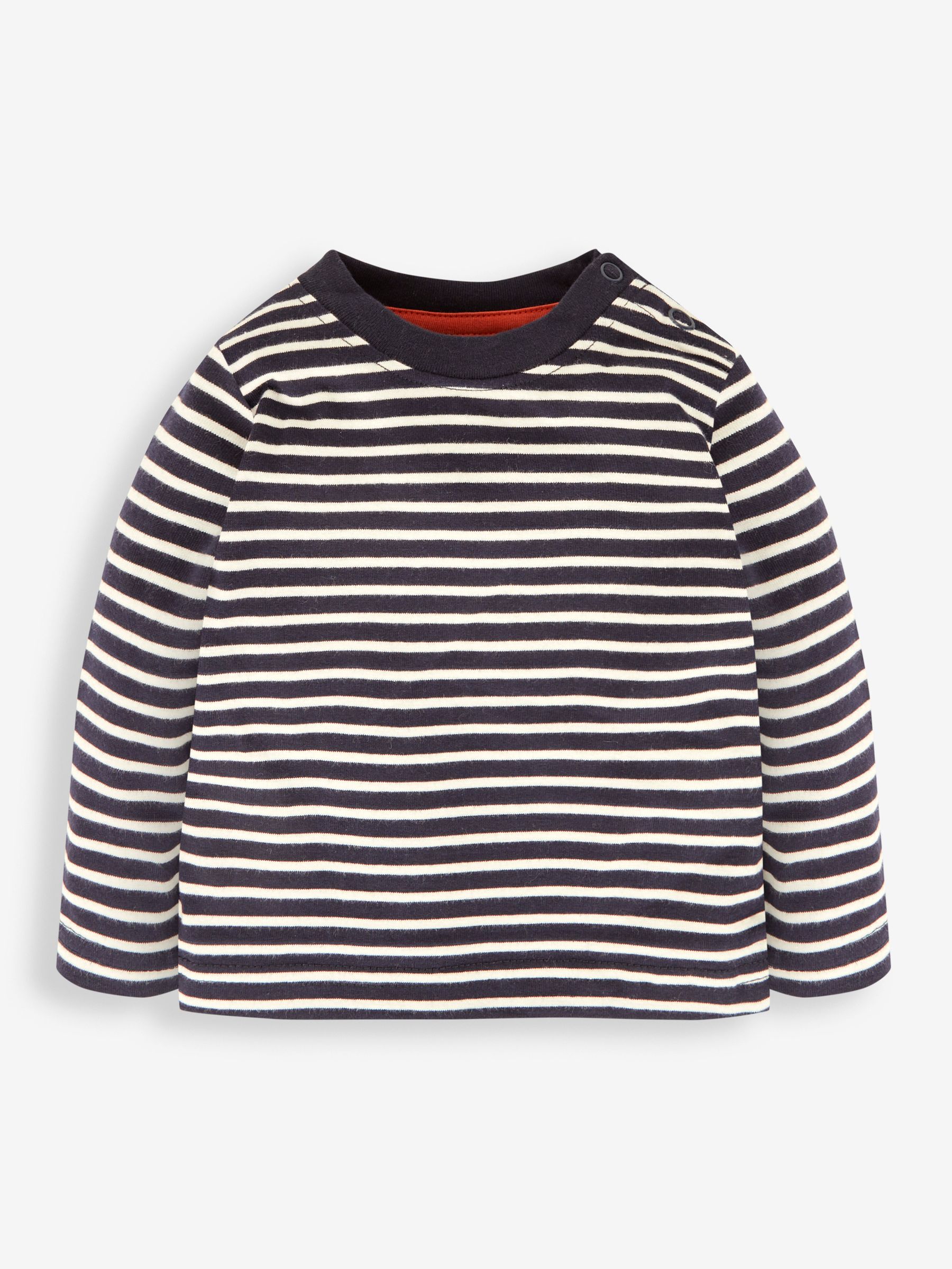 Rust Orange Tractor Dungarees & Stripe Top Set - Image 5 of 5