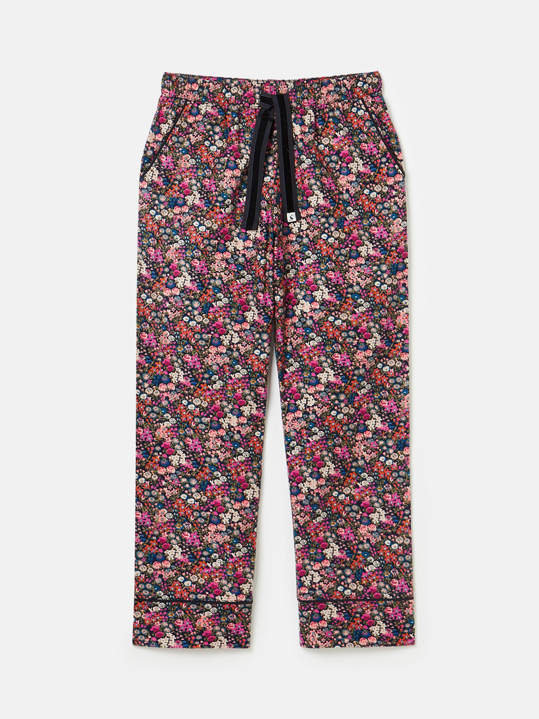 Stella Navy Floral Cotton Pyjama Bottoms - Image 7 of 7