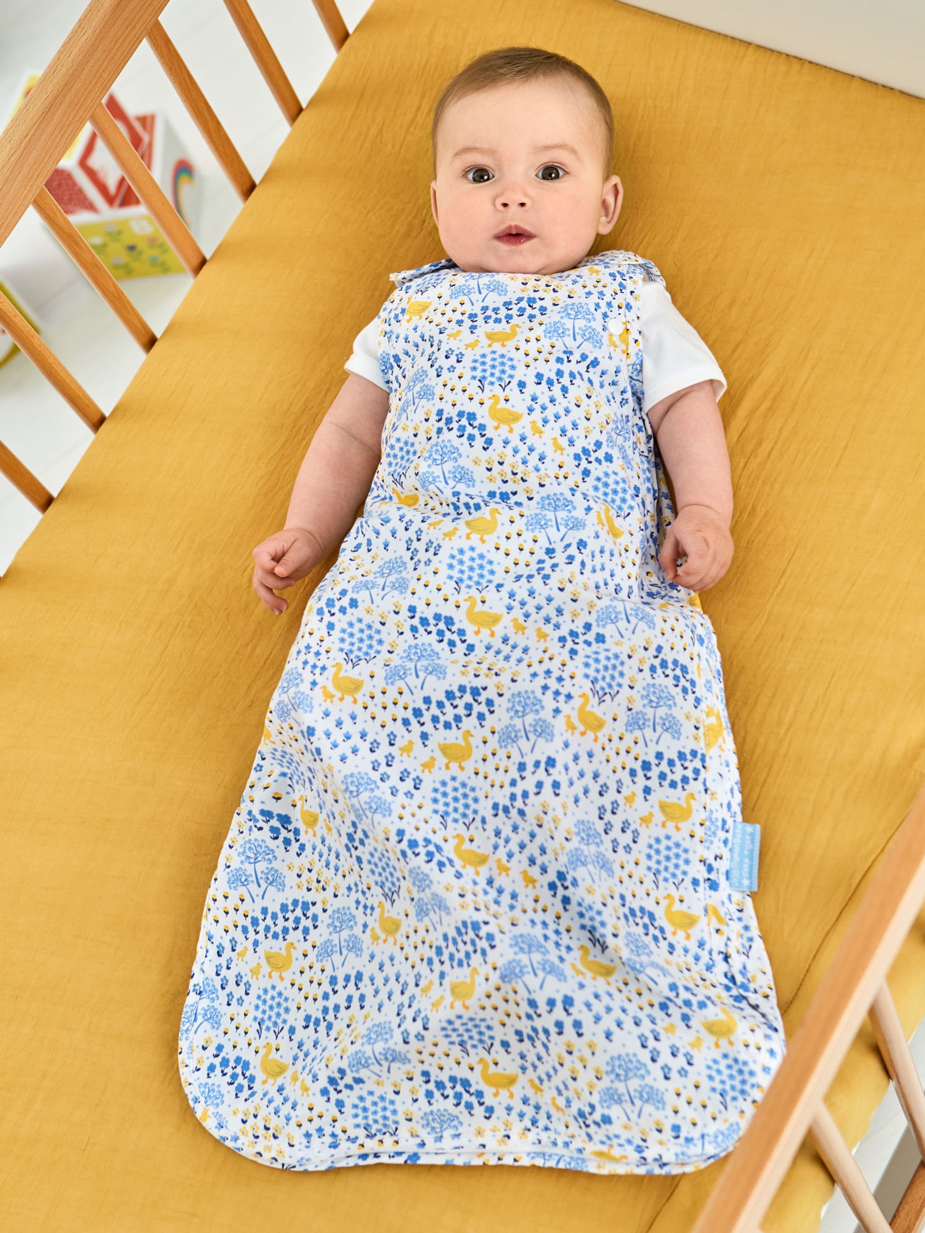 Duck Print 1 Tog Baby Sheet Sleeping Bag - Image 1 of 3